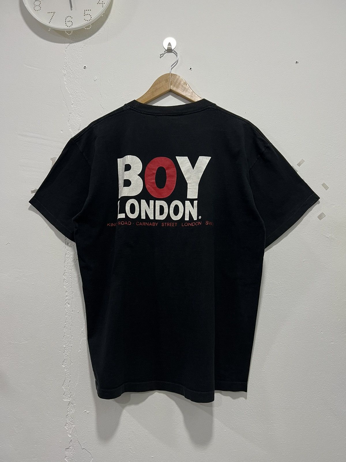 Vintage Vintage 90’s Boy London Crazy Backhit Tshirt Size US XL / EU 56 / 4 - 7 Thumbnail