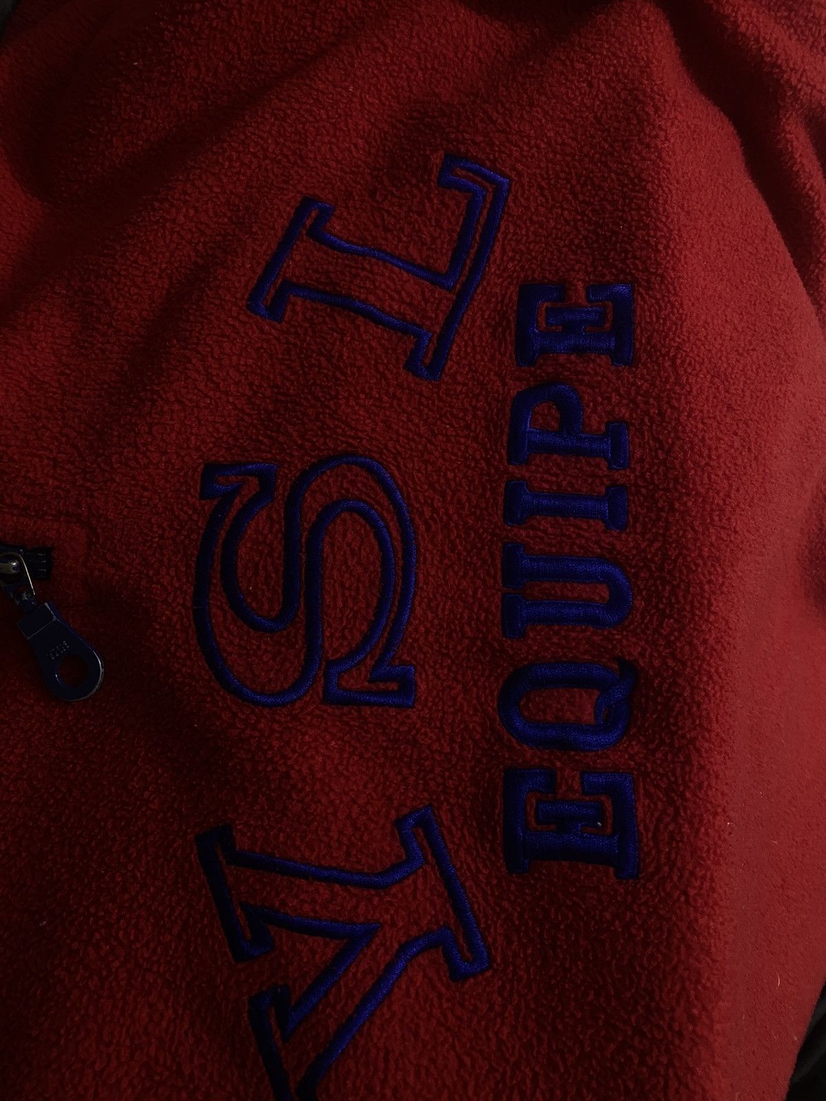 Vintage Ultra rare vintage ysl equipe half zip fleece Size US XL / EU 56 / 4 - 15 Thumbnail