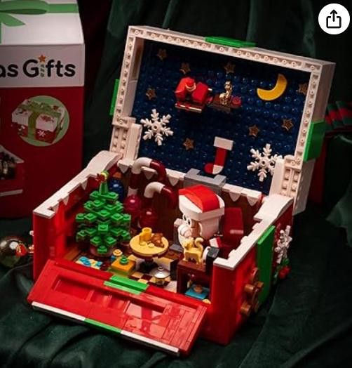 NBDN Nobrandedon Blocks Toy Set, Christmas Tree, Nutcracker, Santa Claus Size ONE SIZE - 6 Thumbnail