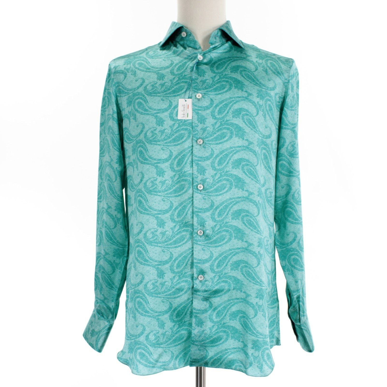 Other Italo Ferretti New with tags Shirt Size M US In Blue Size US M / EU 48-50 / 2 - 1 Thumbnail
