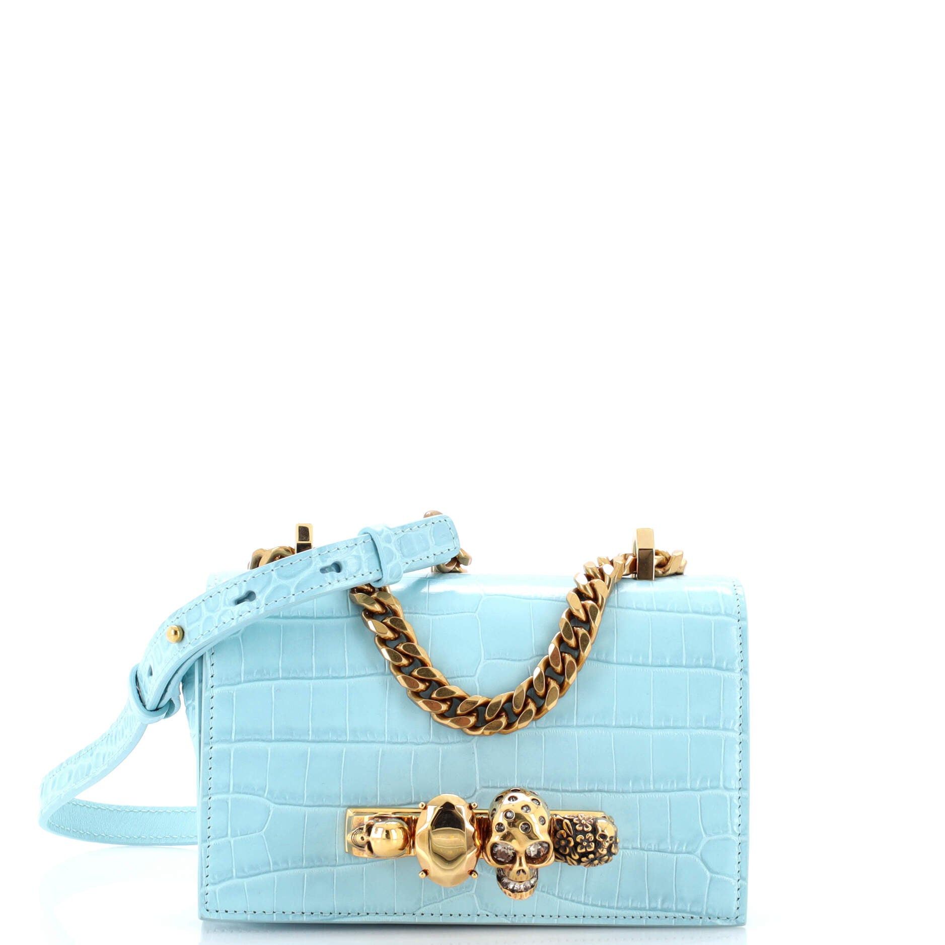 Alexander McQueen Jeweled Flap Bag Size ONE SIZE - 1 Thumbnail
