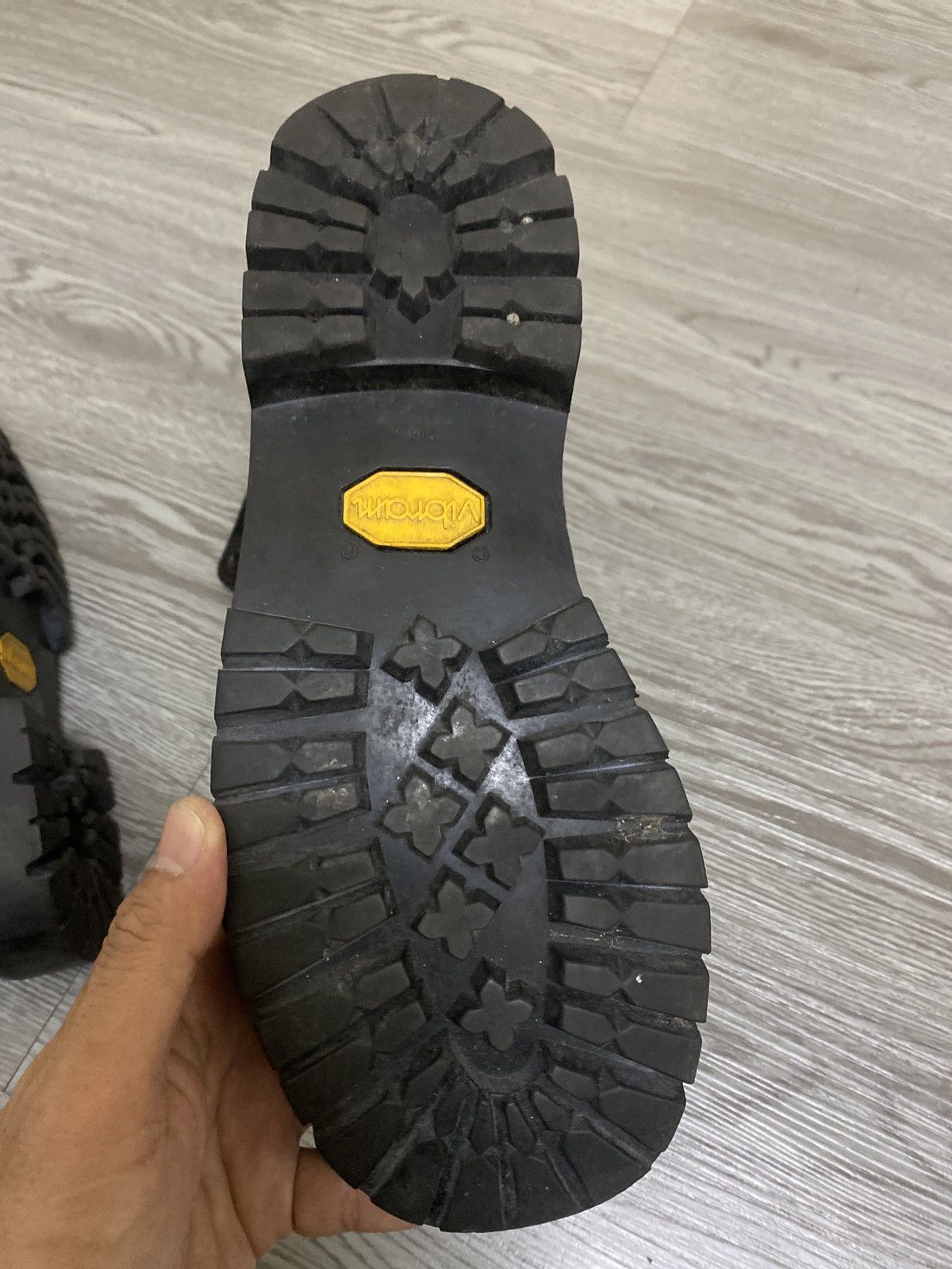 Undercover Undercover Jun Takahashi Black Leather Combat Boots Vibram Size US 7 / EU 40 - 8 Thumbnail