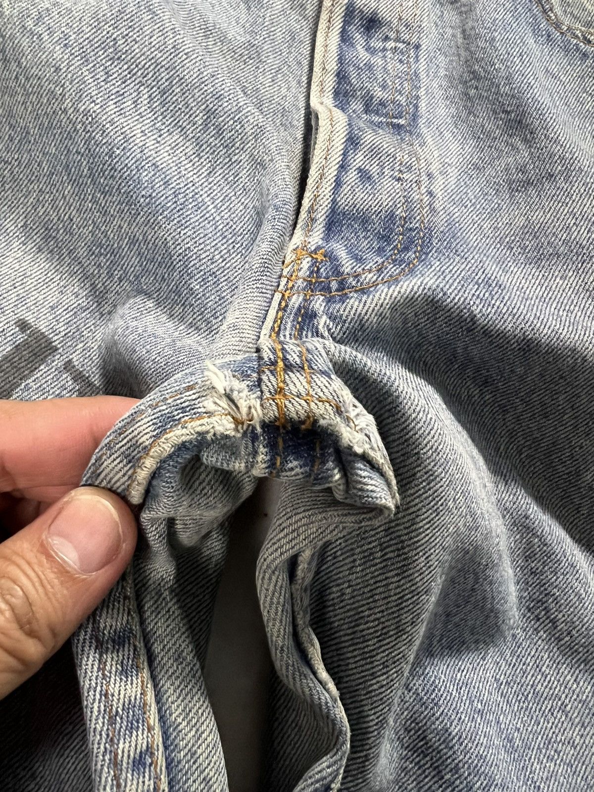 Levi's Vintage 90’s Levis 501 Custom Punk Stone Wash Jean Size US 30 / EU 46 - 11 Thumbnail