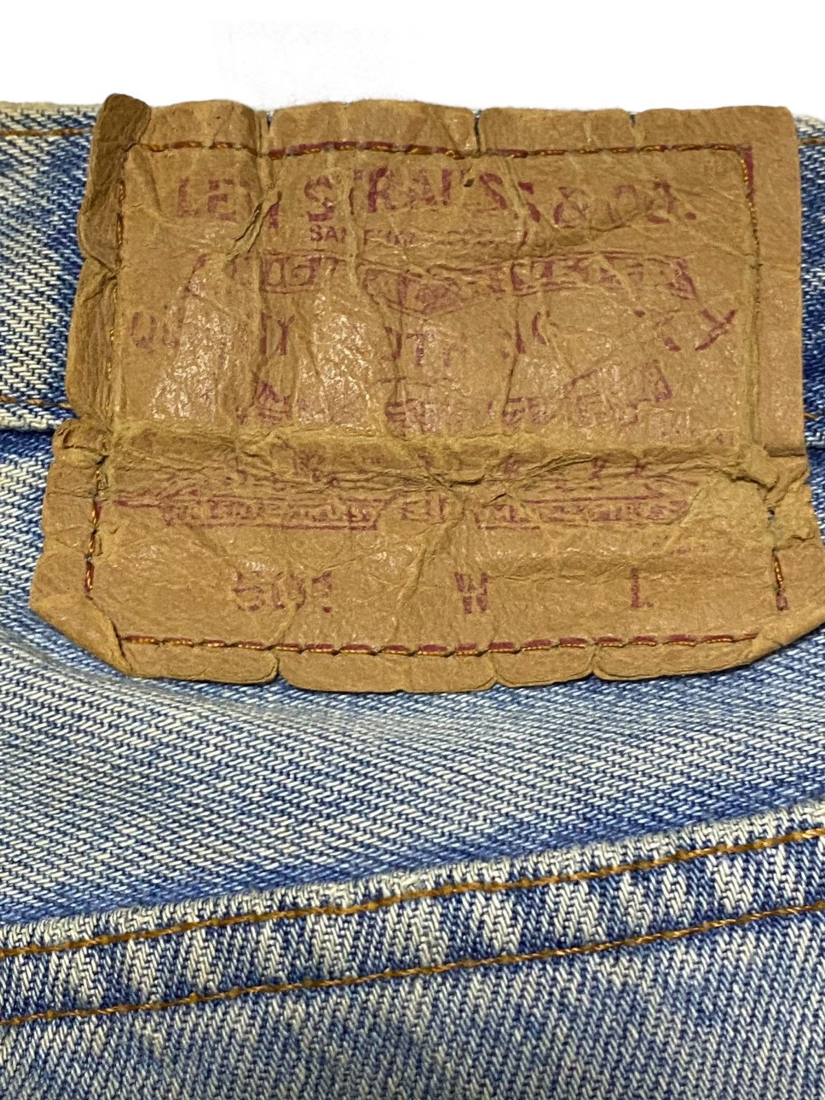 Levi's Vintage Clothing Levis 501 80’s Grunge Patches Style Distressed Jeans Size US 36 / EU 52 - 19 Thumbnail