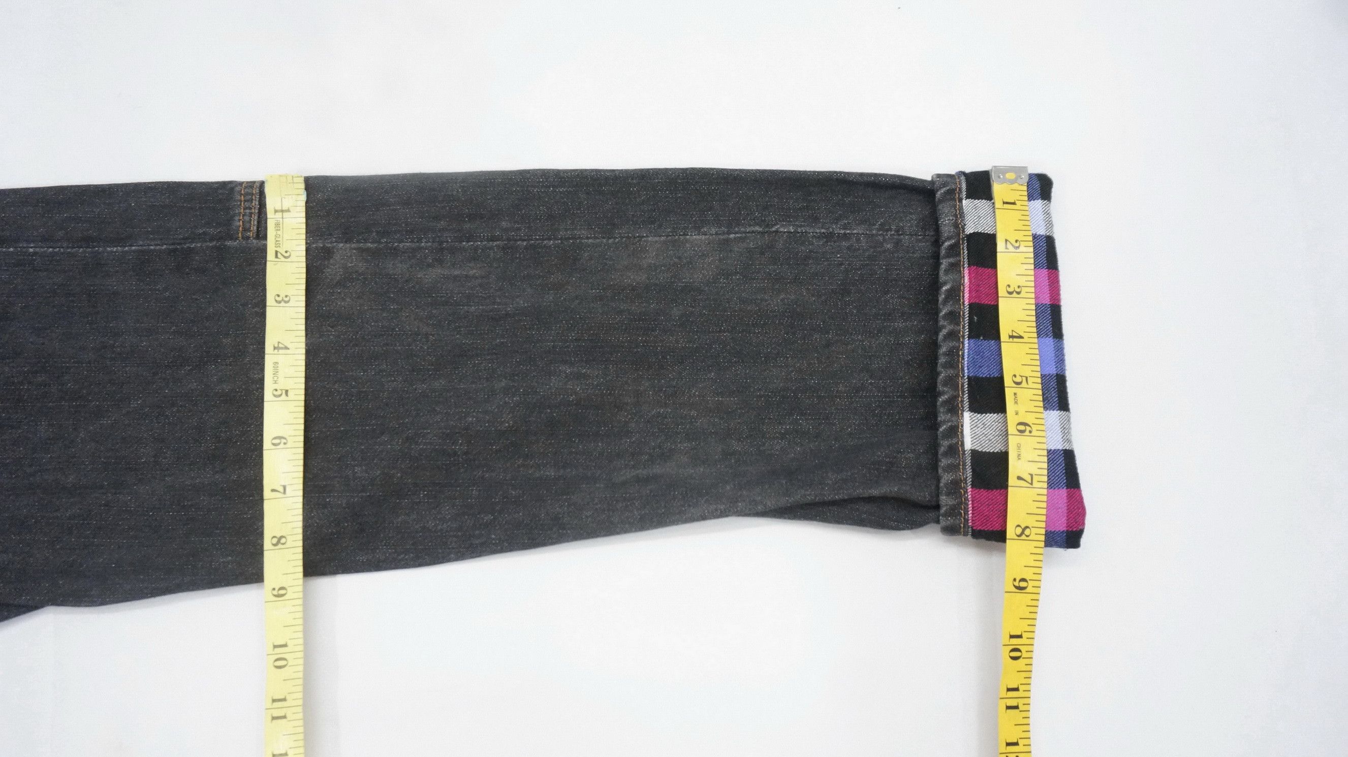 Japanese Brand Vintage Jack Serika Double Waist Black Jeans Size US 30 / EU 46 - 10 Thumbnail