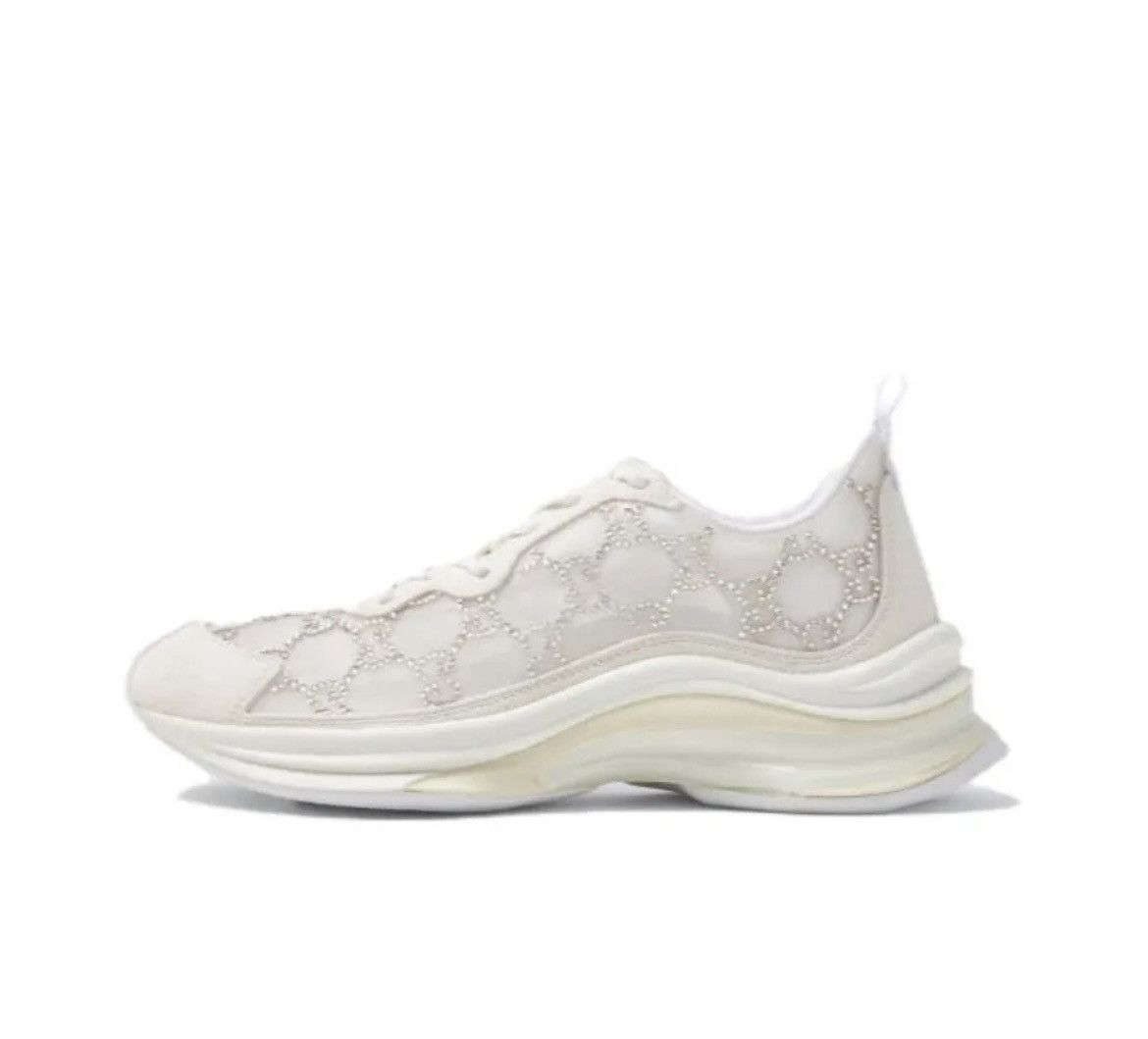 Gucci Gucci Run Sneakers GG Crystal White size 37 Size US 7 / IT 37 - 1 Thumbnail