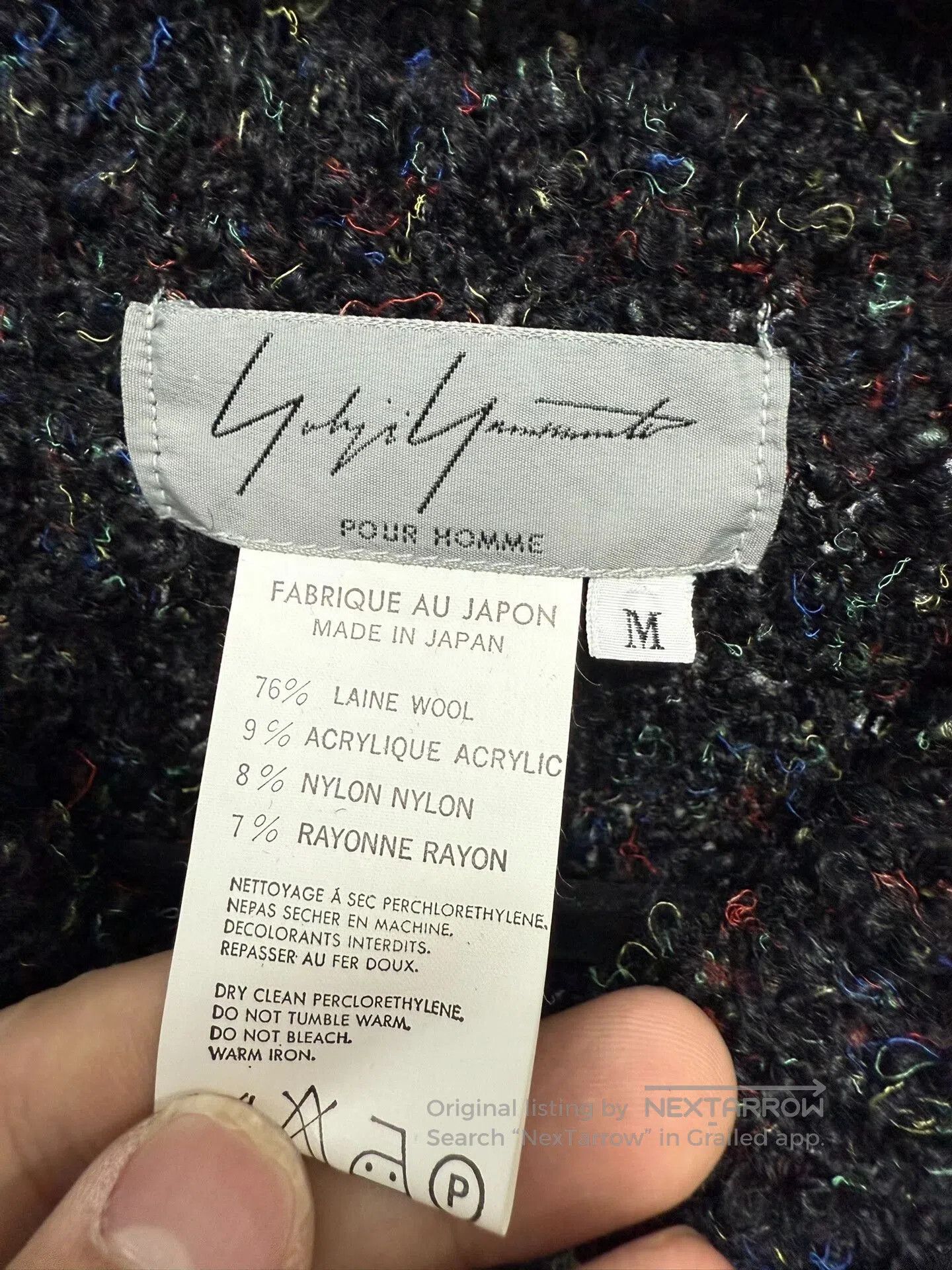 Yohji Yamamoto Yohji Yamamoto Knit Wool Jacket. Size US M / EU 48-50 / 2 - 5 Thumbnail