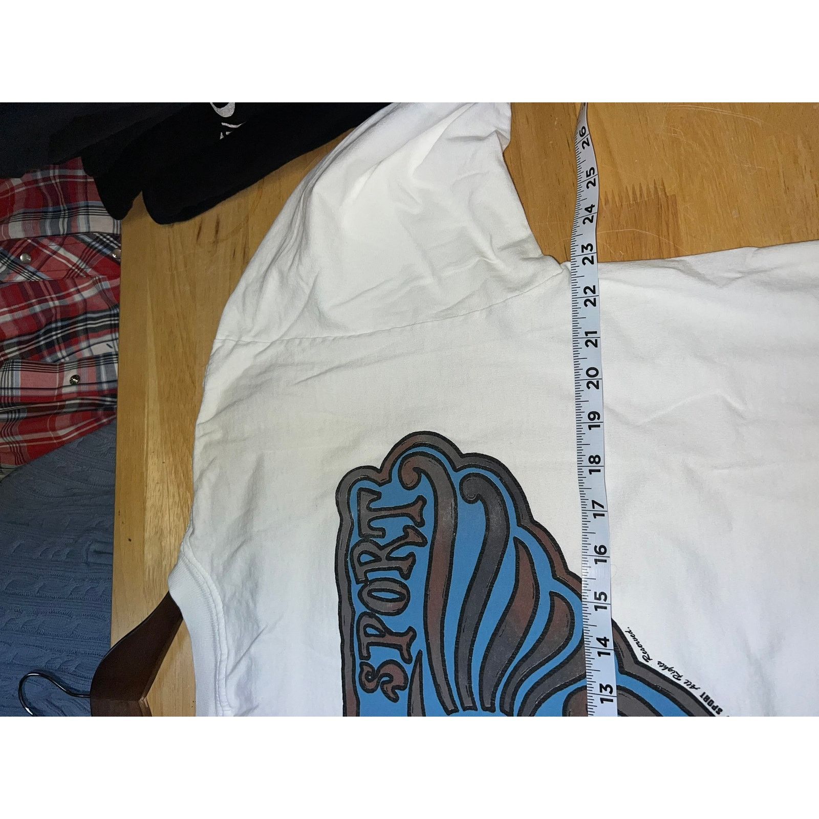 Sideout Vintage Surfing Shirt Sideout Sport Beach Art White Tee XL Size US XL / EU 56 / 4 - 12 Thumbnail