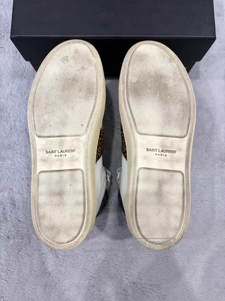 Saint Laurent Paris Saint Laurent Paris Leopard Print Orange Suede Board Shoes Size US 9 / EU 42 - 8 Thumbnail