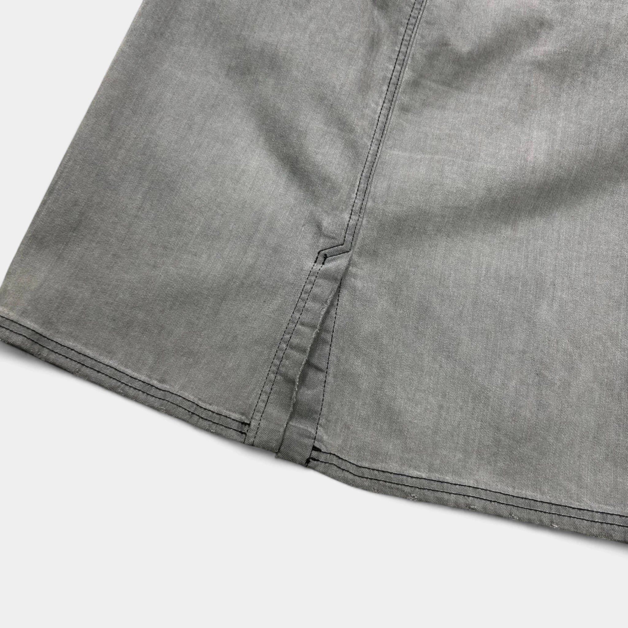 John Galliano Galliano Ropes Denim Mid-Length Skirt Size 29" - 7 Thumbnail