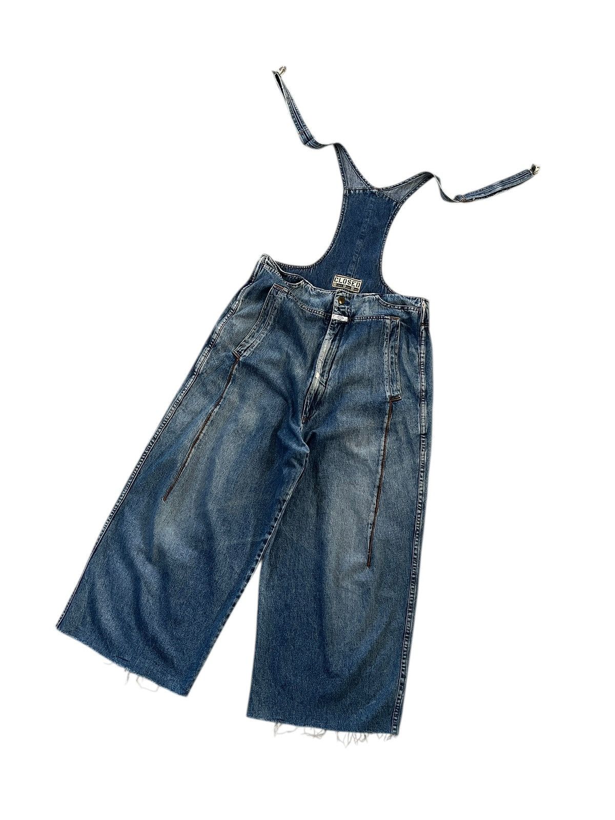 CLOSED × Marithe + Francois Girbaud 1980s Closed MFG Wide Baggy Overall Size US 34 / EU 50 - 3 Thumbnail