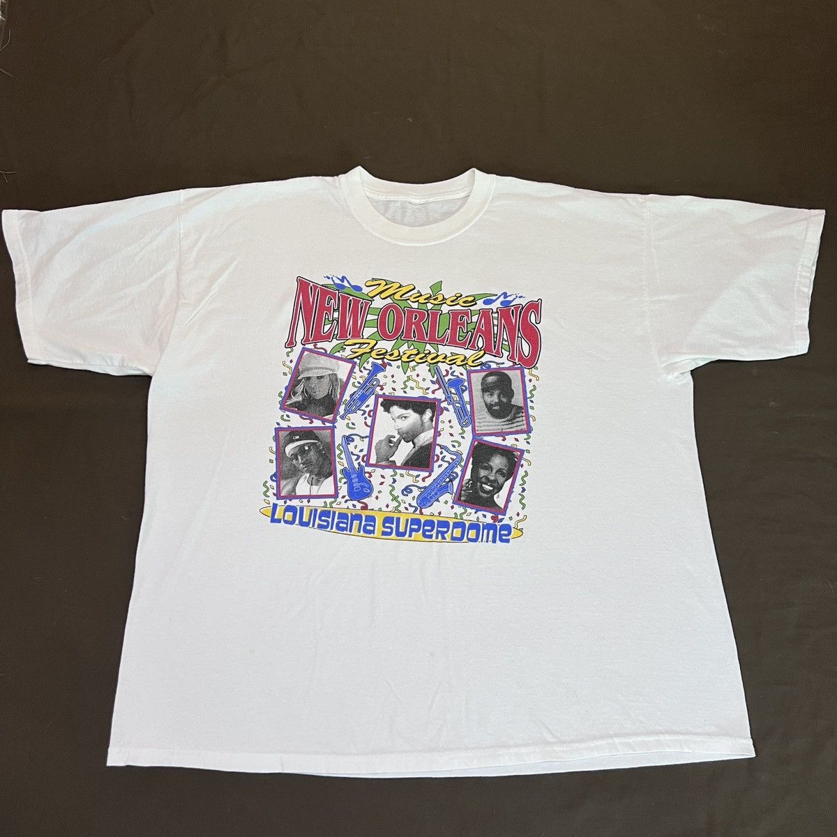 Band Tees × Rap Tees × Vintage 2004 NewOrleans Fest Prince GladysKnight Maze LL Cool J Tee Size US XXL / EU 58 / 5 - 5 Thumbnail