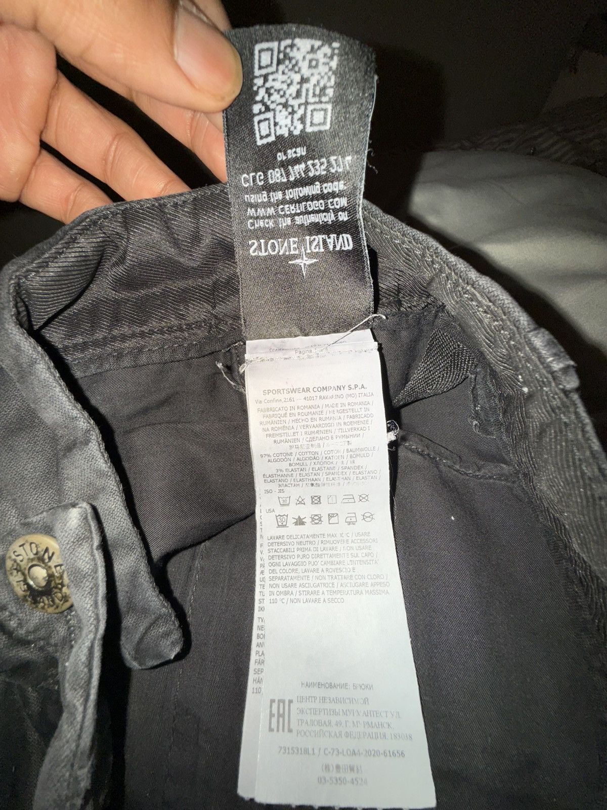 Stone Island Stone Island Stretch Cargo Pants Size US 32 / EU 48 - 6 Thumbnail