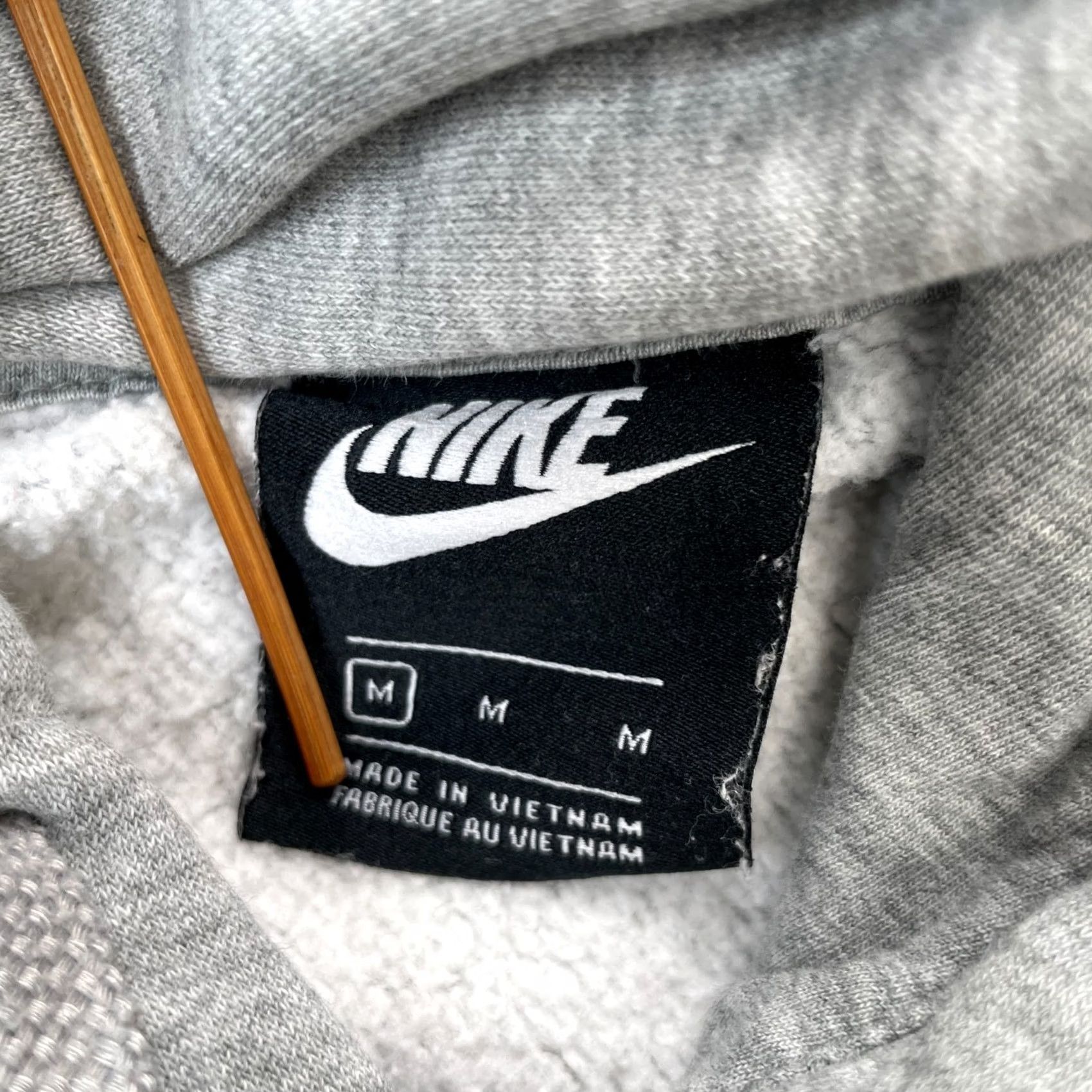 Nike Nike Hoodie Mens Medium Gray Club French Terry Fleece Lined Swoosh Logo Cotton Size US M / EU 48-50 / 2 - 3 Thumbnail