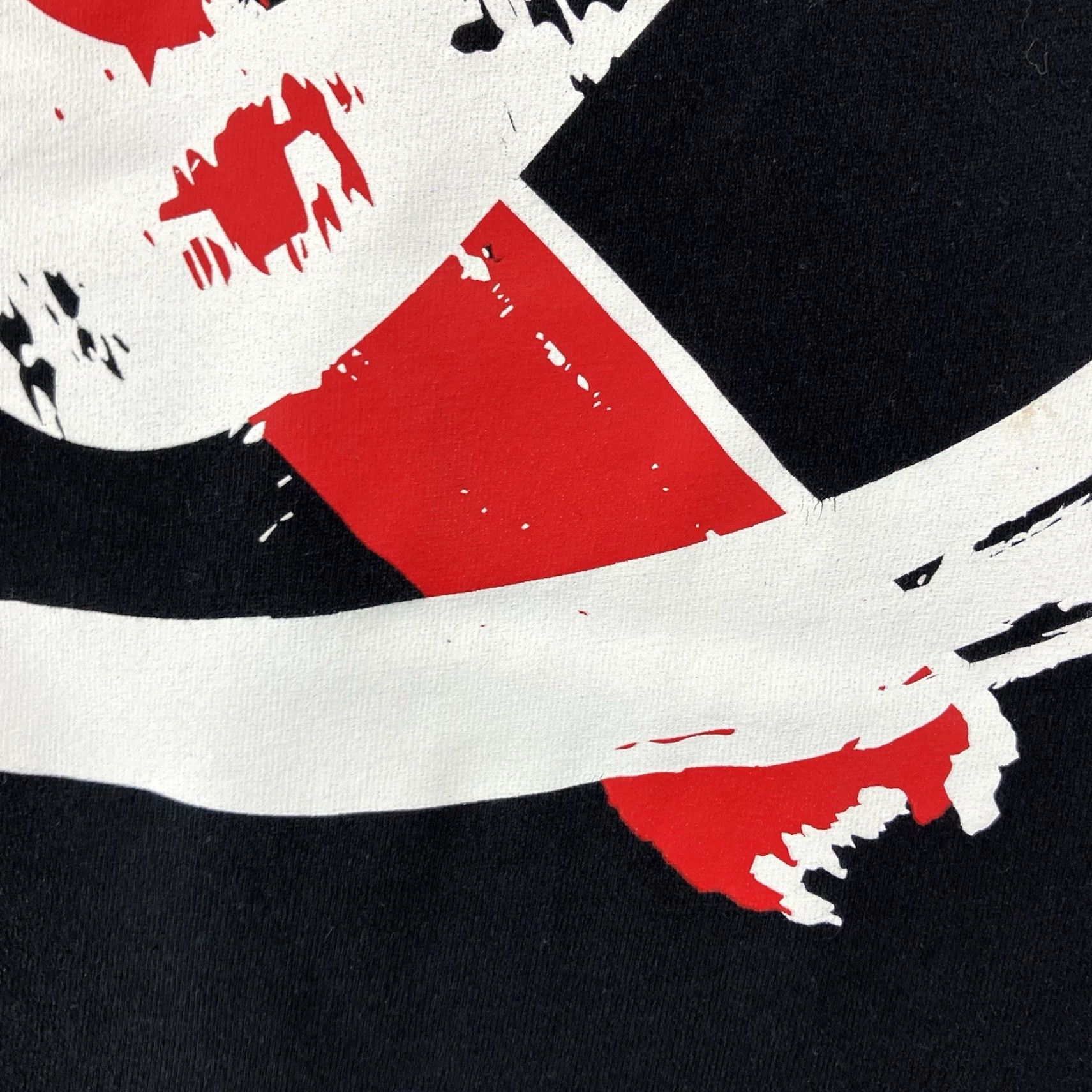 Nike Nike Dri-Fit T-Shirt Mens Large Black Short Sleeve Front Red & White Graphic Size US L / EU 52-54 / 3 - 7 Thumbnail