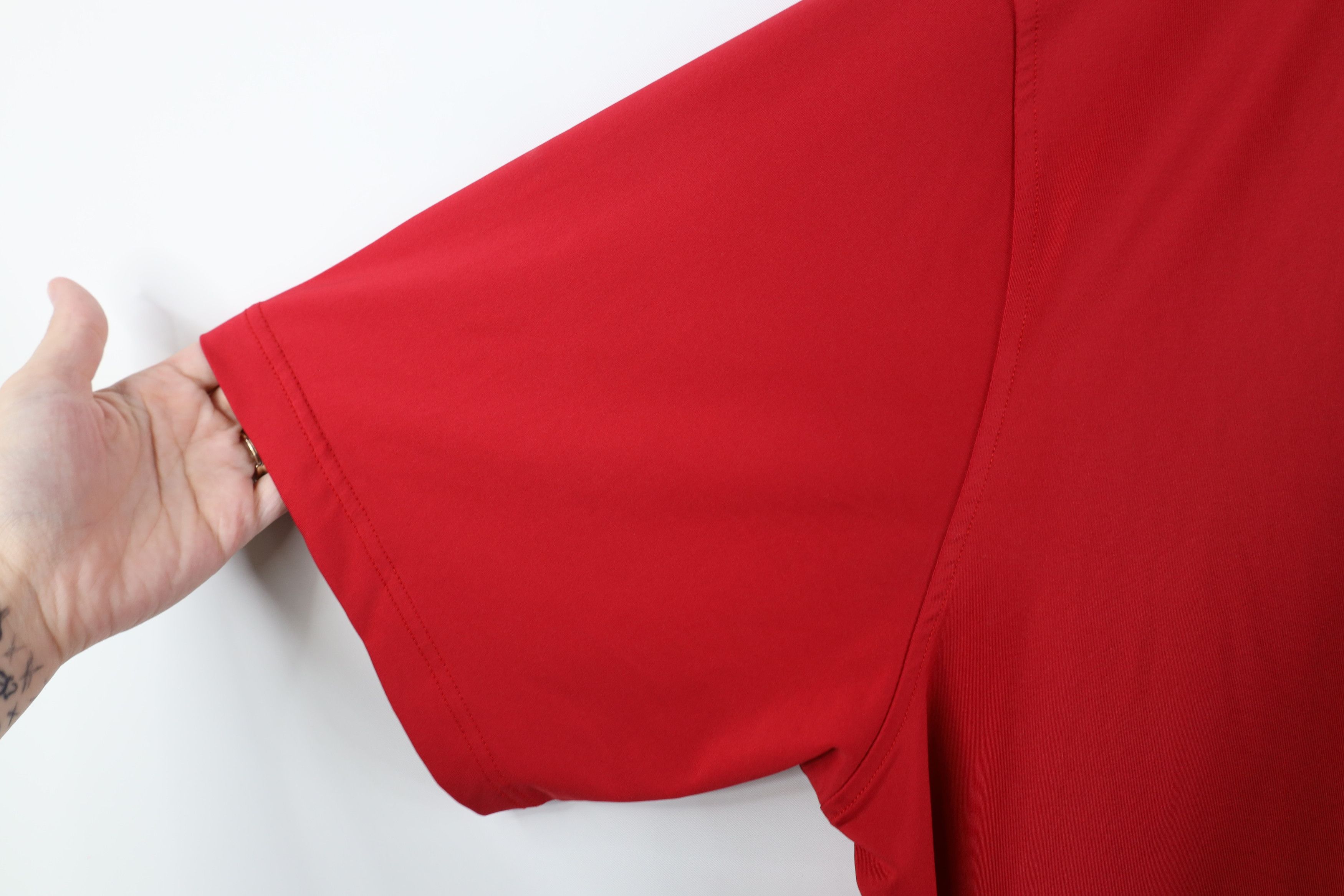Footjoy FootJoy Stretch Short Sleeve Collared Golf Polo Shirt Red Size US XL / EU 56 / 4 - 9 Thumbnail