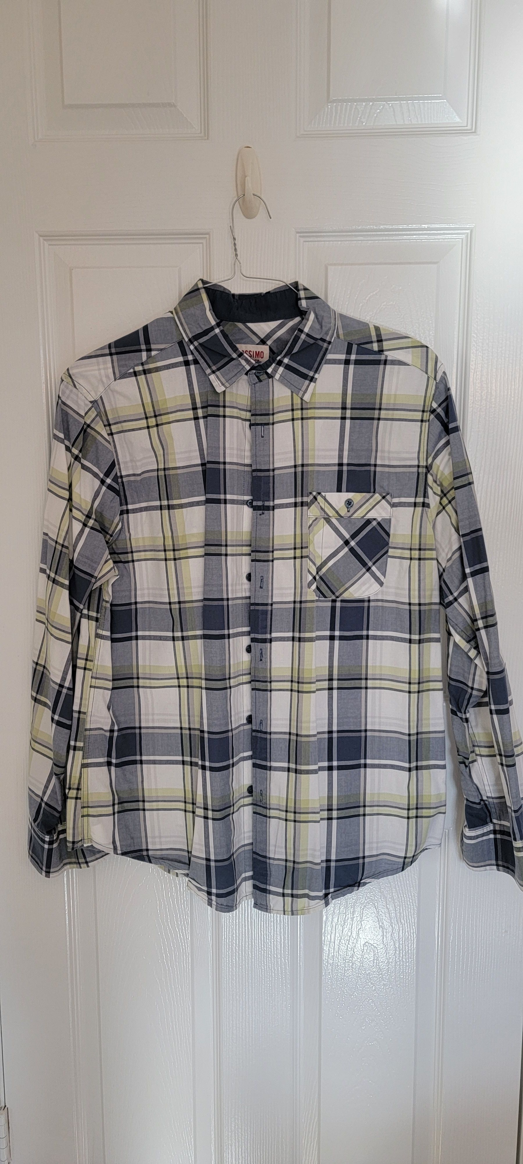 Mossimo Blue plaid shirt Size US L / EU 52-54 / 3 - 1 Thumbnail