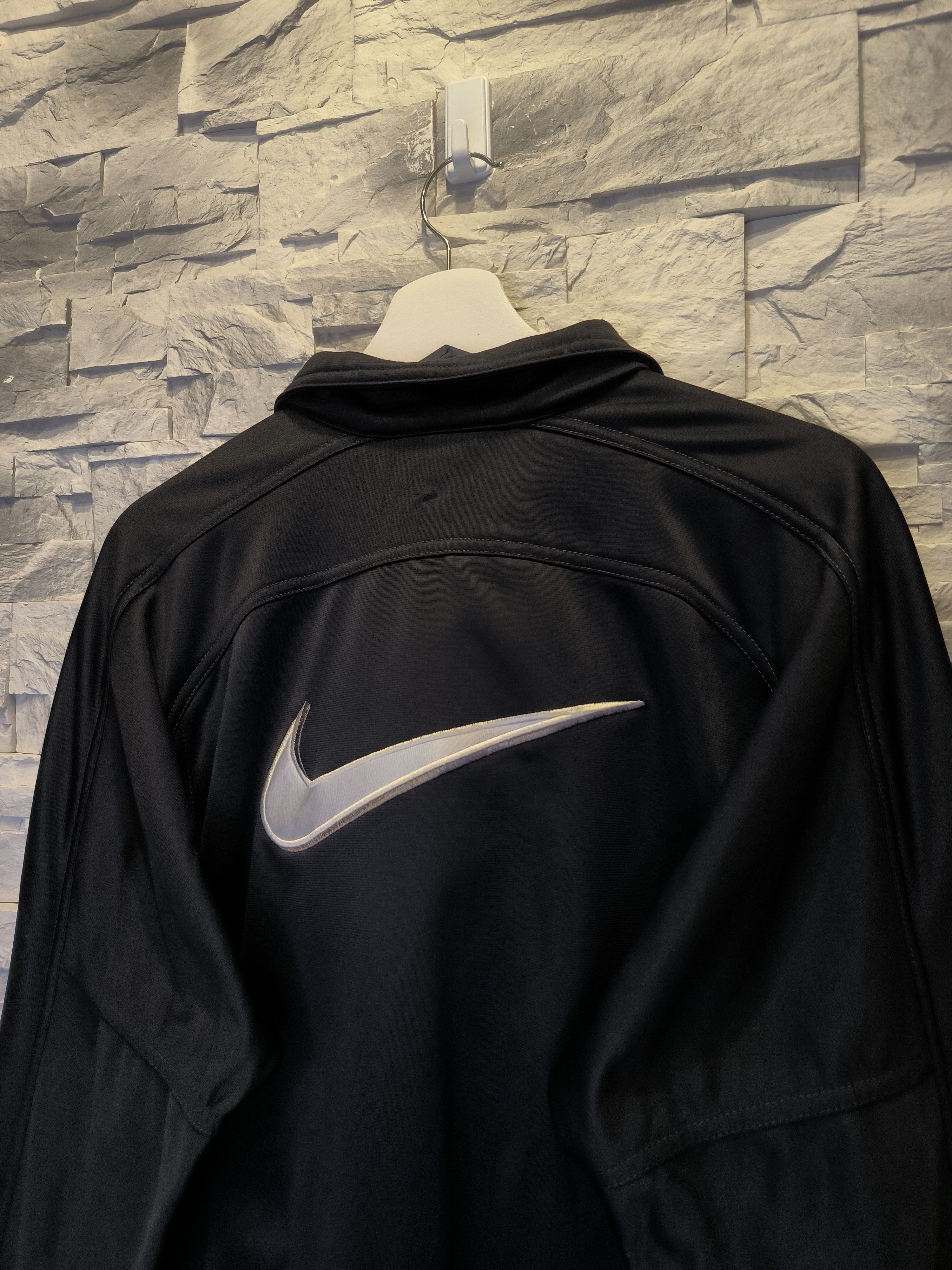 Nike × Vintage Vintage Nike 90s Zip Tracksuit Logo Swoosh Center Jacket Size US M / EU 48-50 / 2 - 4 Thumbnail