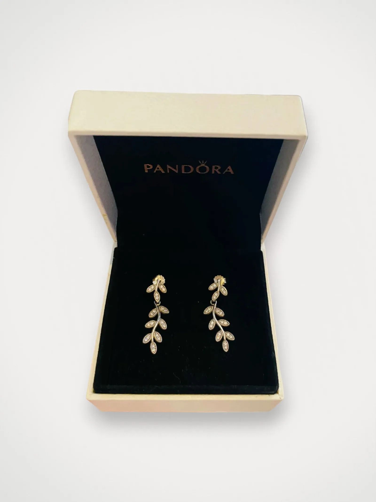 pandora Pandora Pandora Olive branch earrings Earrings Size ONE SIZE - 1 Thumbnail