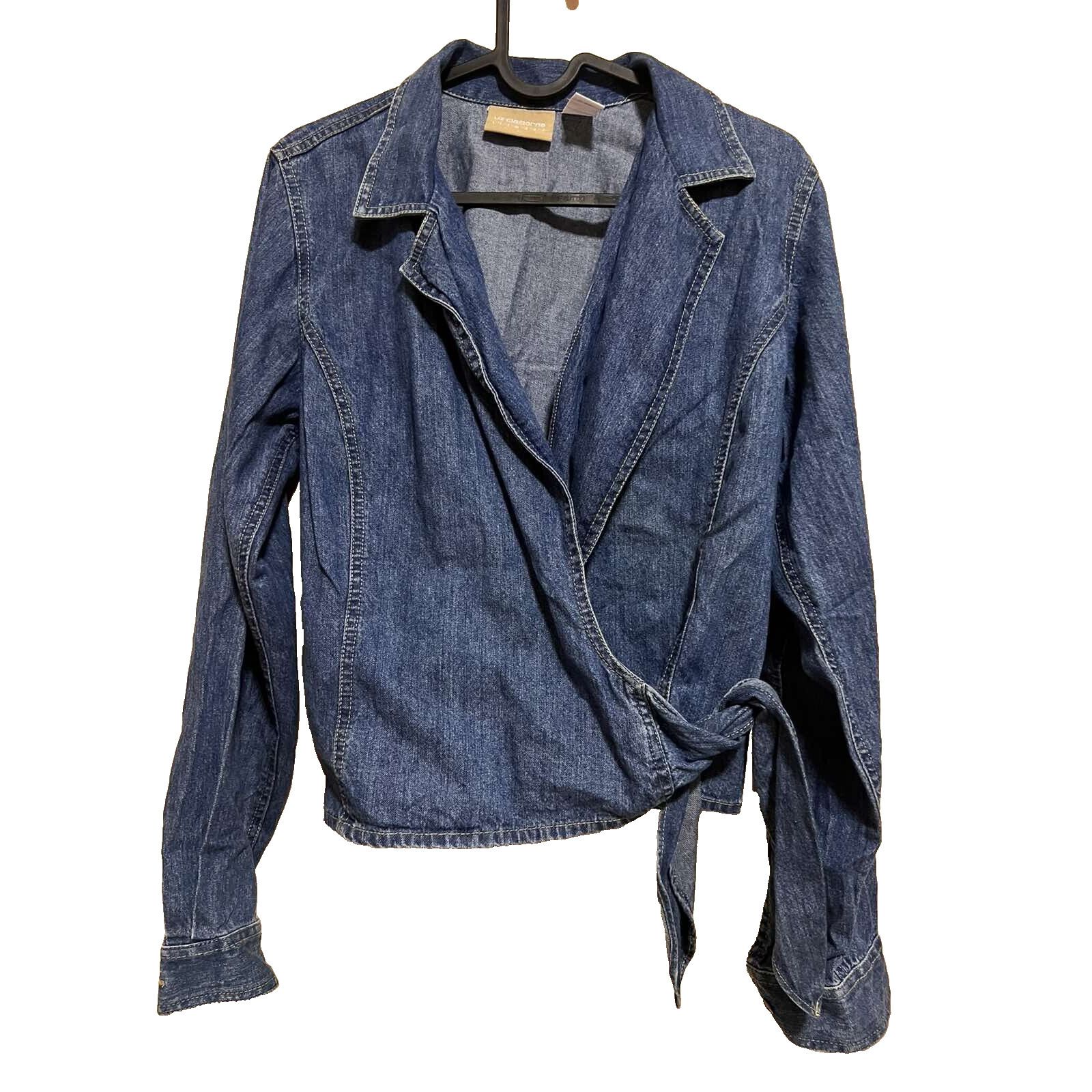 LIZ LISA Liz Claiborne Women's classic blue 100%Cotton Size 6 A000162 Size M / US 6-8 / IT 42-44 - 1 Thumbnail