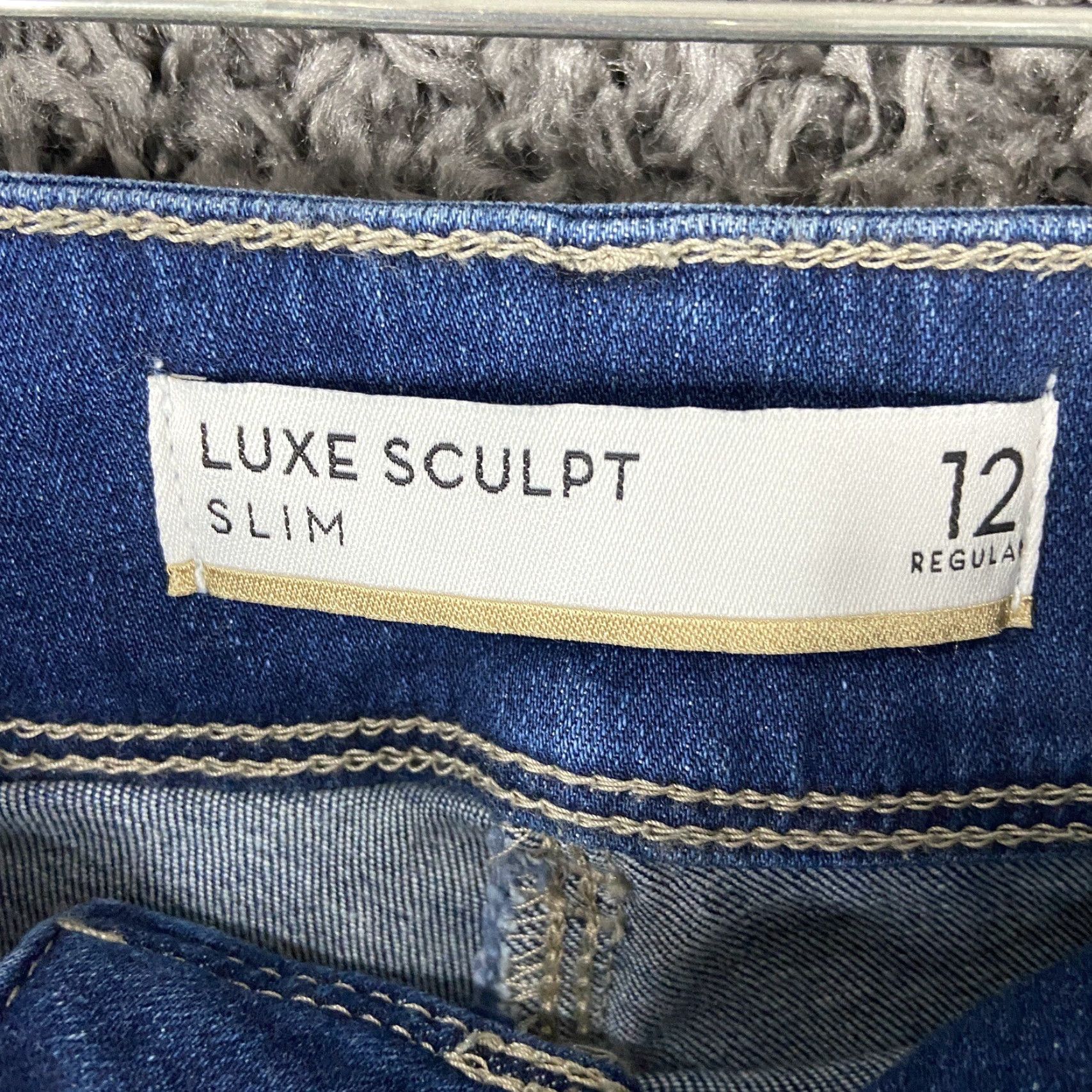 NEXT VINTAGE? No. Next Jeans Luxe Sculpt Slim High Rise Jeans Women’s 12 Regular Blue Slimming 12 Women Size 34" / US 12 / IT 48 - 7 Thumbnail