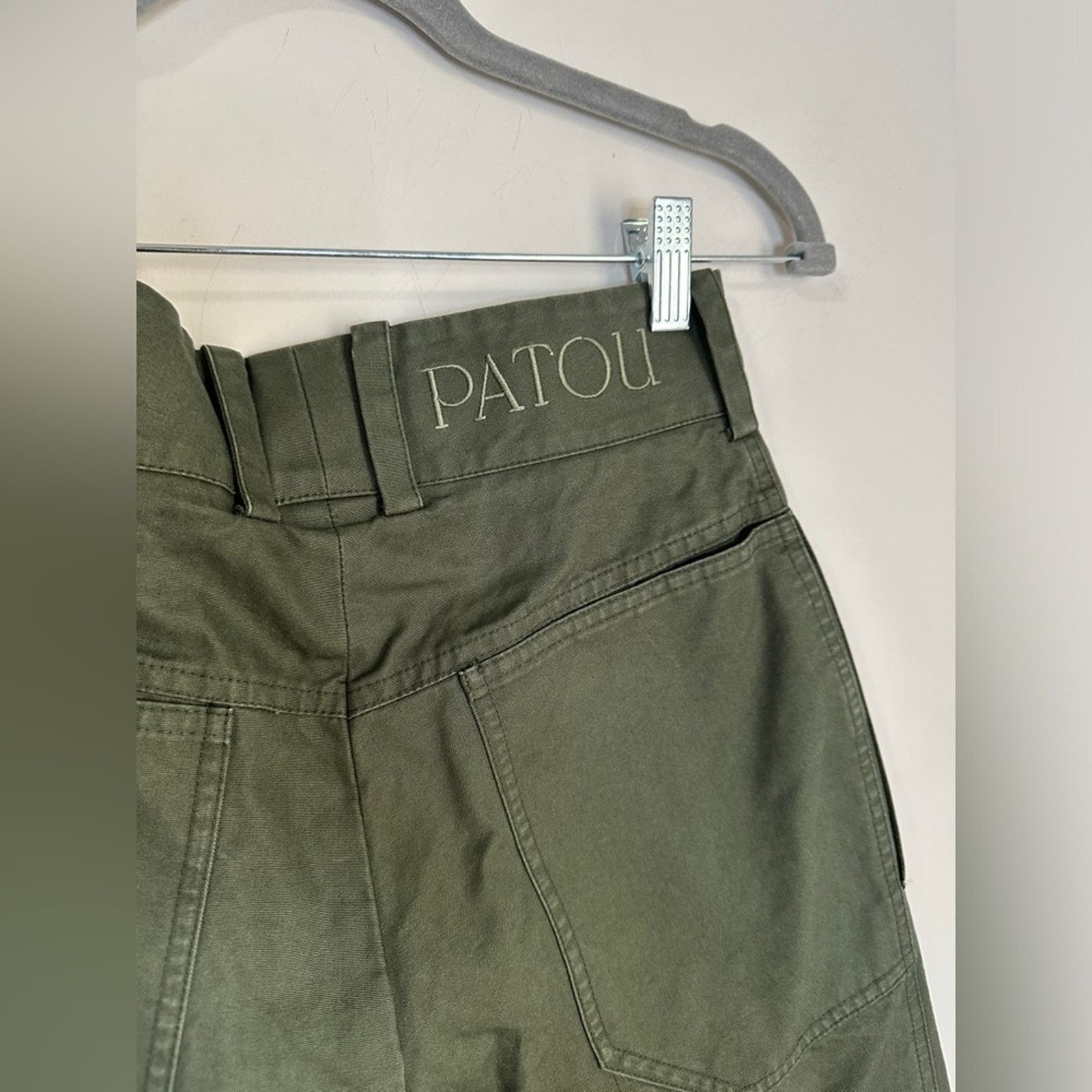 Patou Patou Pants Green Size 2 (French 34) Army Green Olive Flare Size 26" / US 2 / IT 38 - 9 Thumbnail