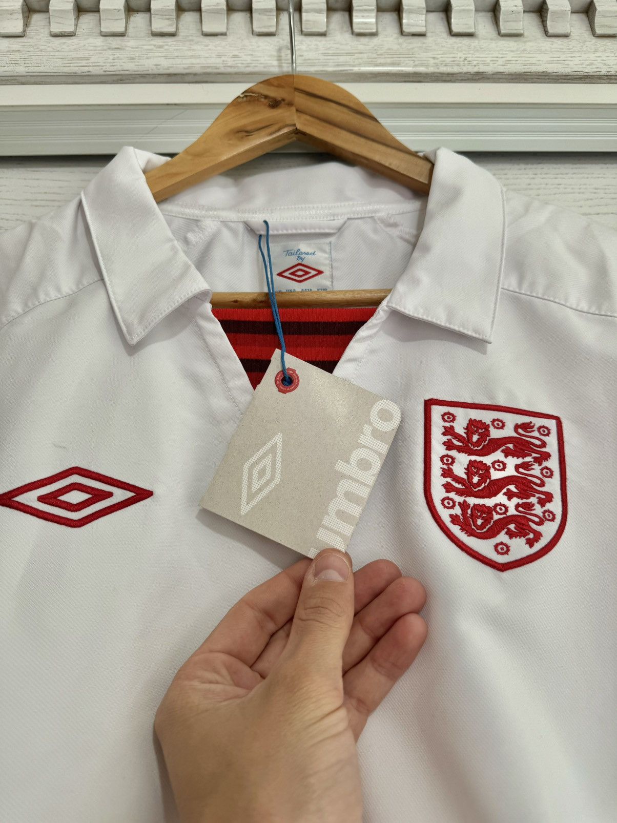 Umbro BNWT England 2012 Soccer Tracksuit Jacket Football Jersey Size US XL / EU 56 / 4 - 10 Thumbnail