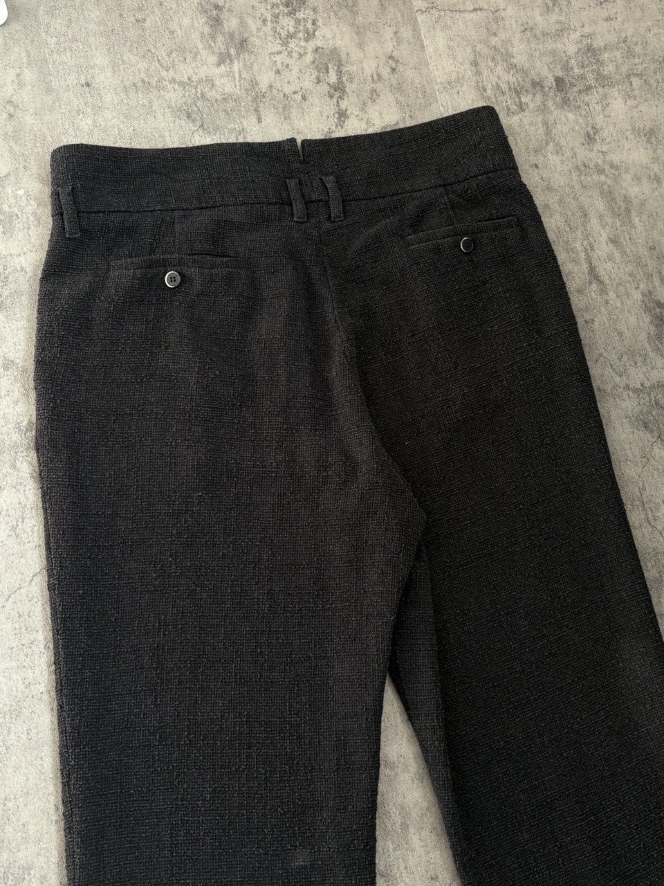 Barena Venezia Barena Venezia Wool Old Money Style Black Straight Pants Size US 34 / EU 50 - 12 Thumbnail