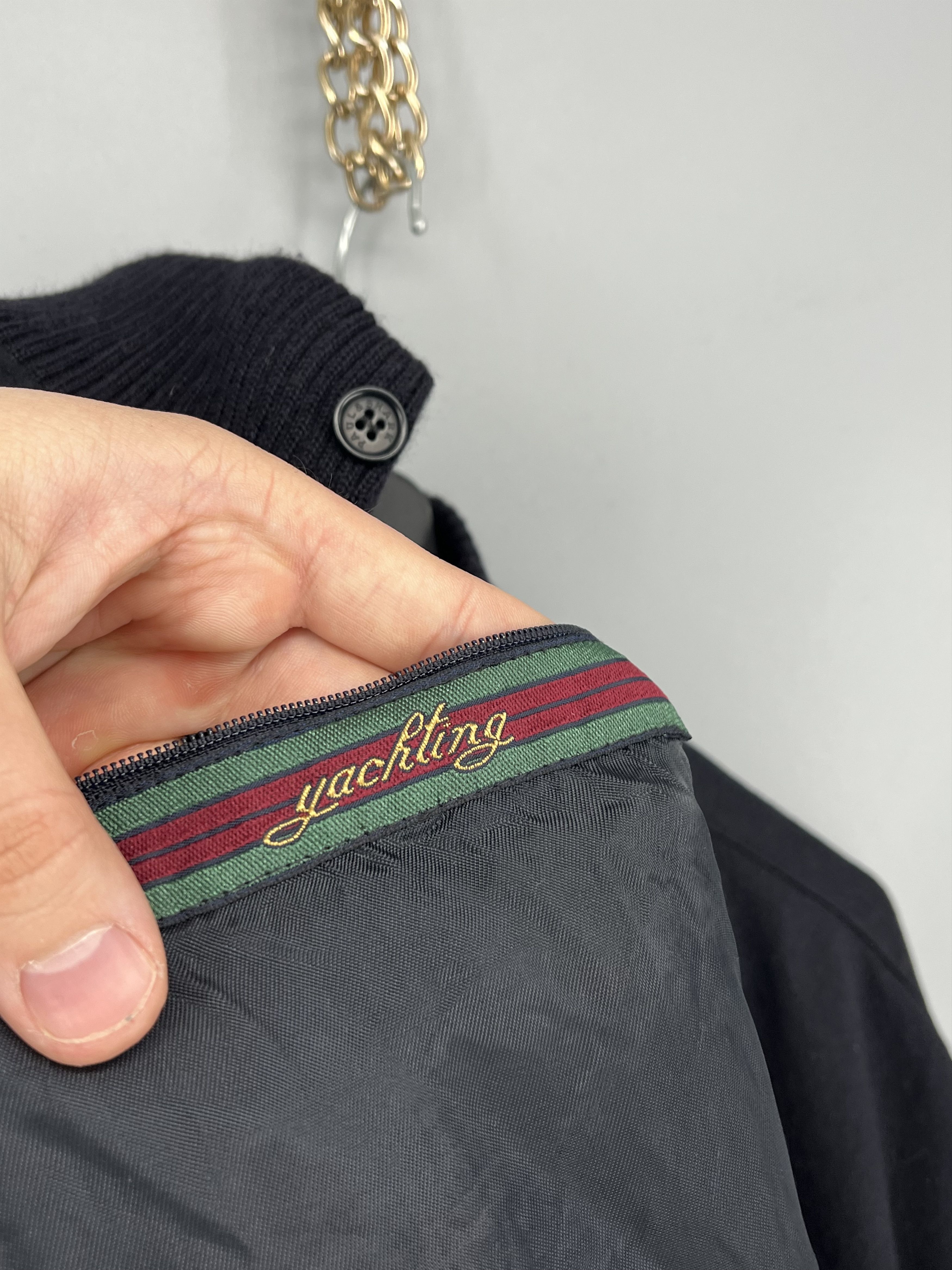 Paul & Shark Vintage Paul & Shark Sailing Navy Blue Bomber Jacket Size US XXL / EU 58 / 5 - 9 Thumbnail