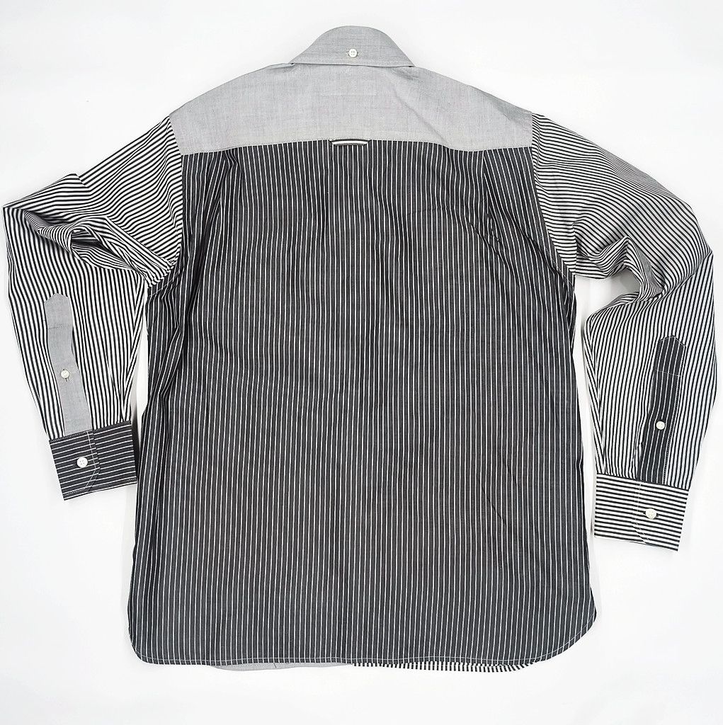 Head Porter HEAD PORTER PLUS asymmetrical stripe long sleeve shirt Size US M / EU 48-50 / 2 - 6 Thumbnail