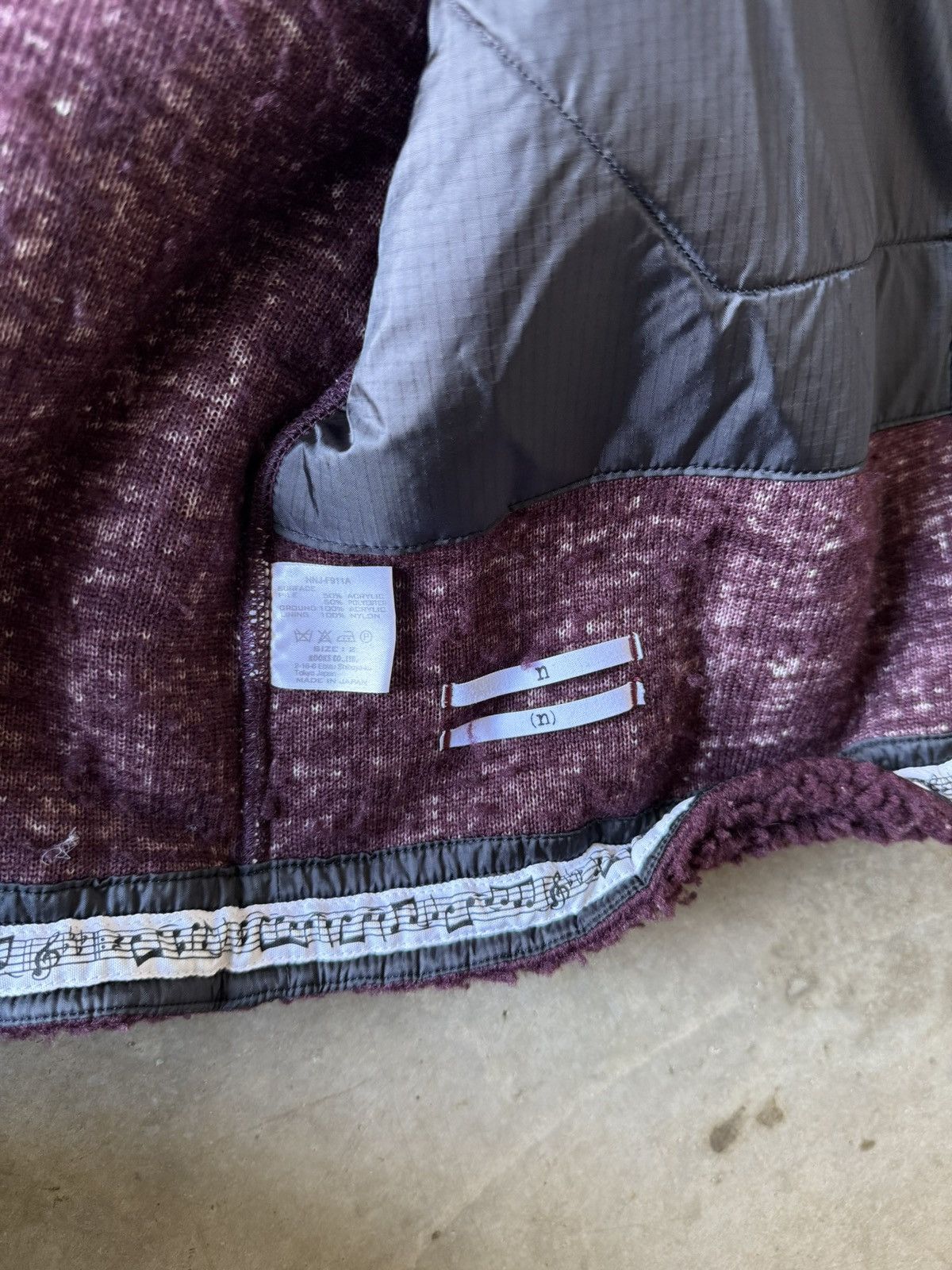 Number (N)ine Number (N)ine AW09 Paneled Zip Up Fleece Jacket Size US M / EU 48-50 / 2 - 9 Thumbnail