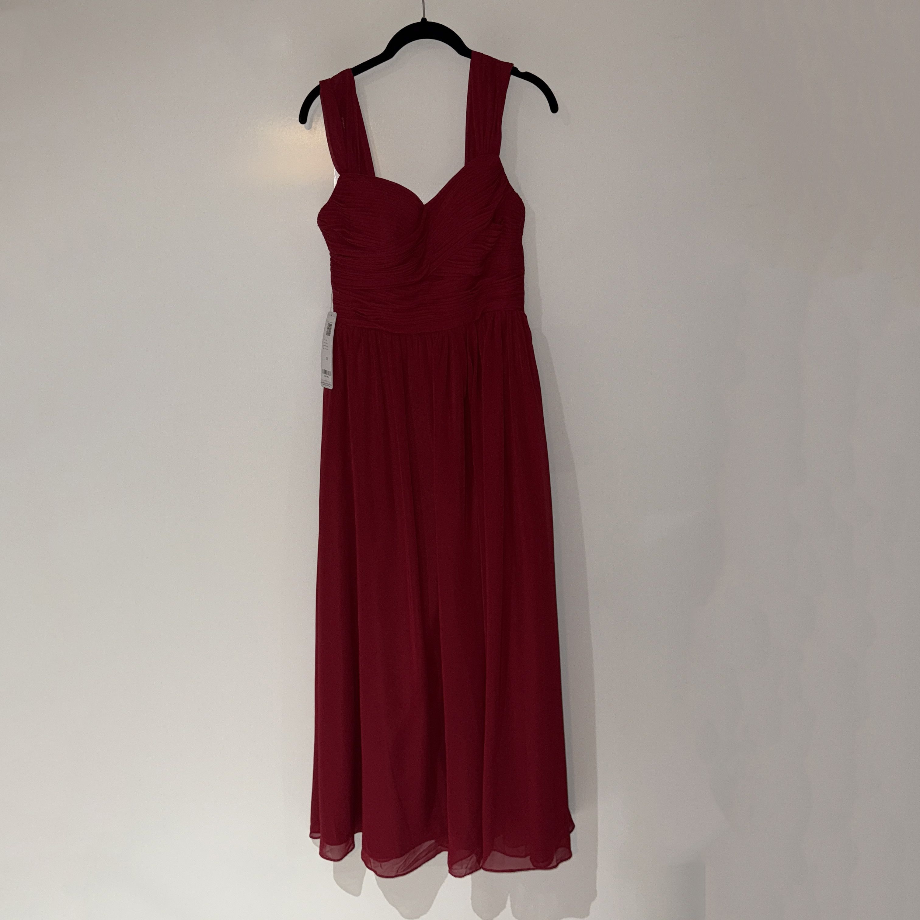 Other NEW Azazie Zapheira A-Line Ruched Chiffon Size S / US 4 / IT 40 - 1 Thumbnail