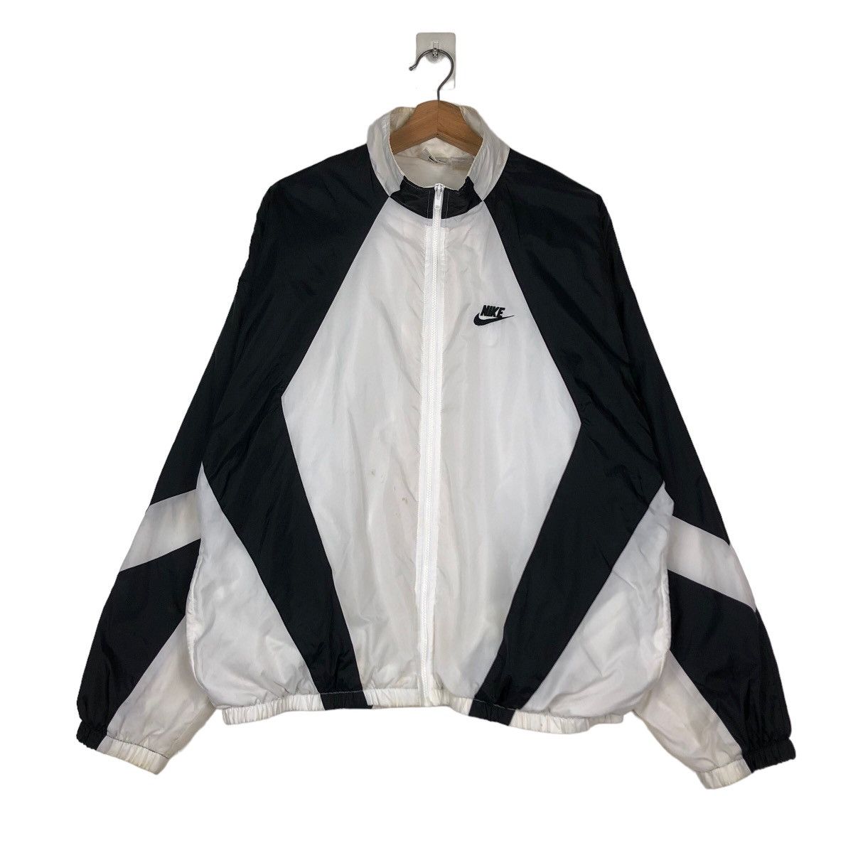 Nike × Vintage 🔥Vintage Bomber Jacket Nike Big Swoosh Big Logo Size US L / EU 52-54 / 3 - 1 Thumbnail