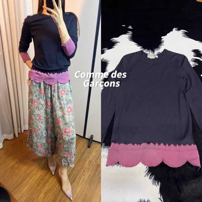 Comme des Garcons Comme Des Garcons Petalled Long Sleeve Wool Size S / US 4 / IT 40 - 1 Thumbnail