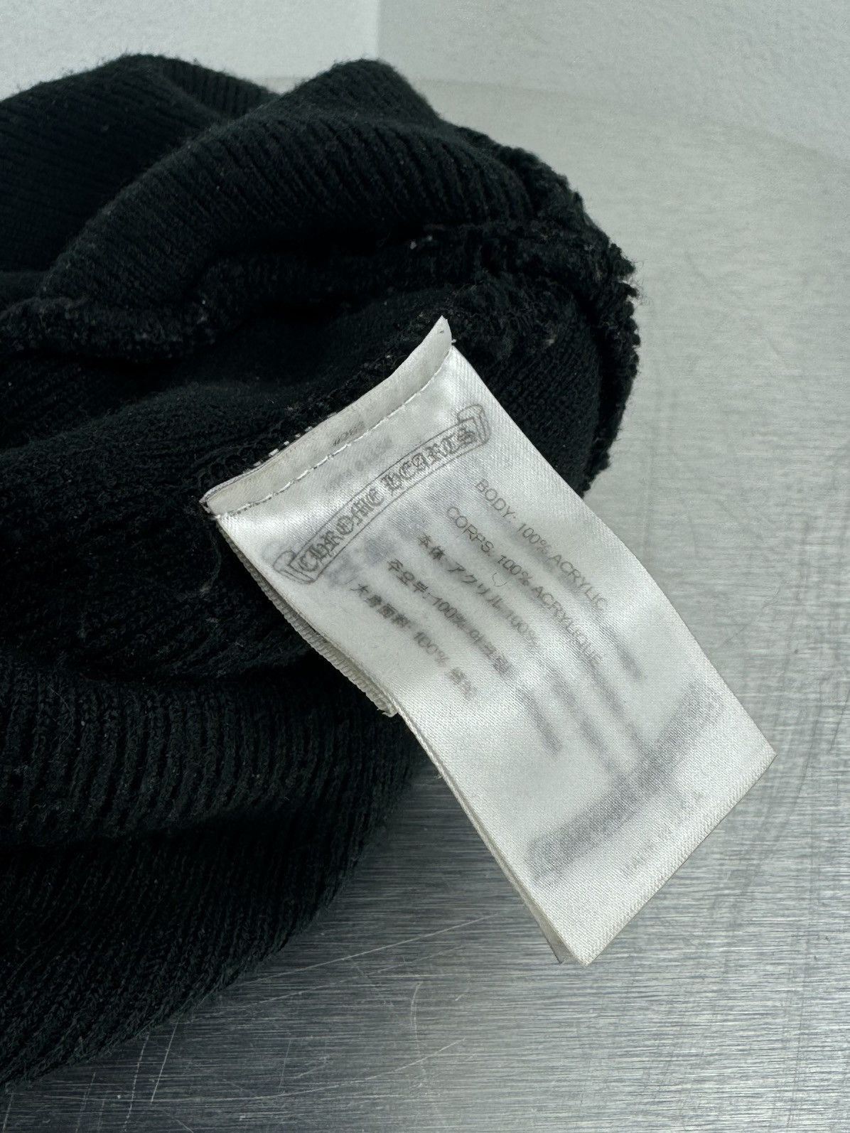 Chrome Hearts Chrome Hearts Matty Boy Chomper Black Beanie Size ONE SIZE - 5 Thumbnail