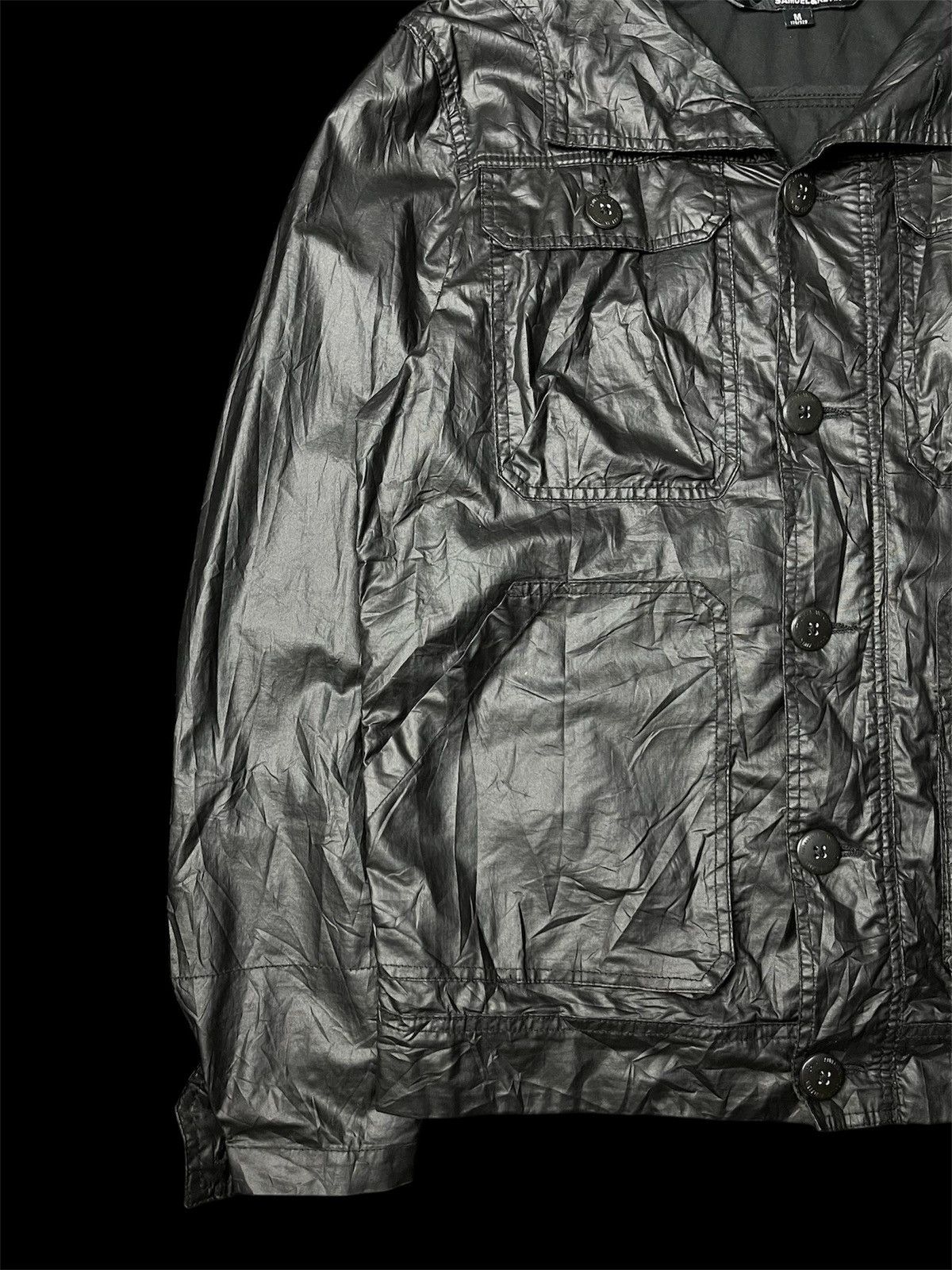 If Six Was Nine Shine Jacket True Black by Samuel And Kevin Size US L / EU 52-54 / 3 - 3 Thumbnail