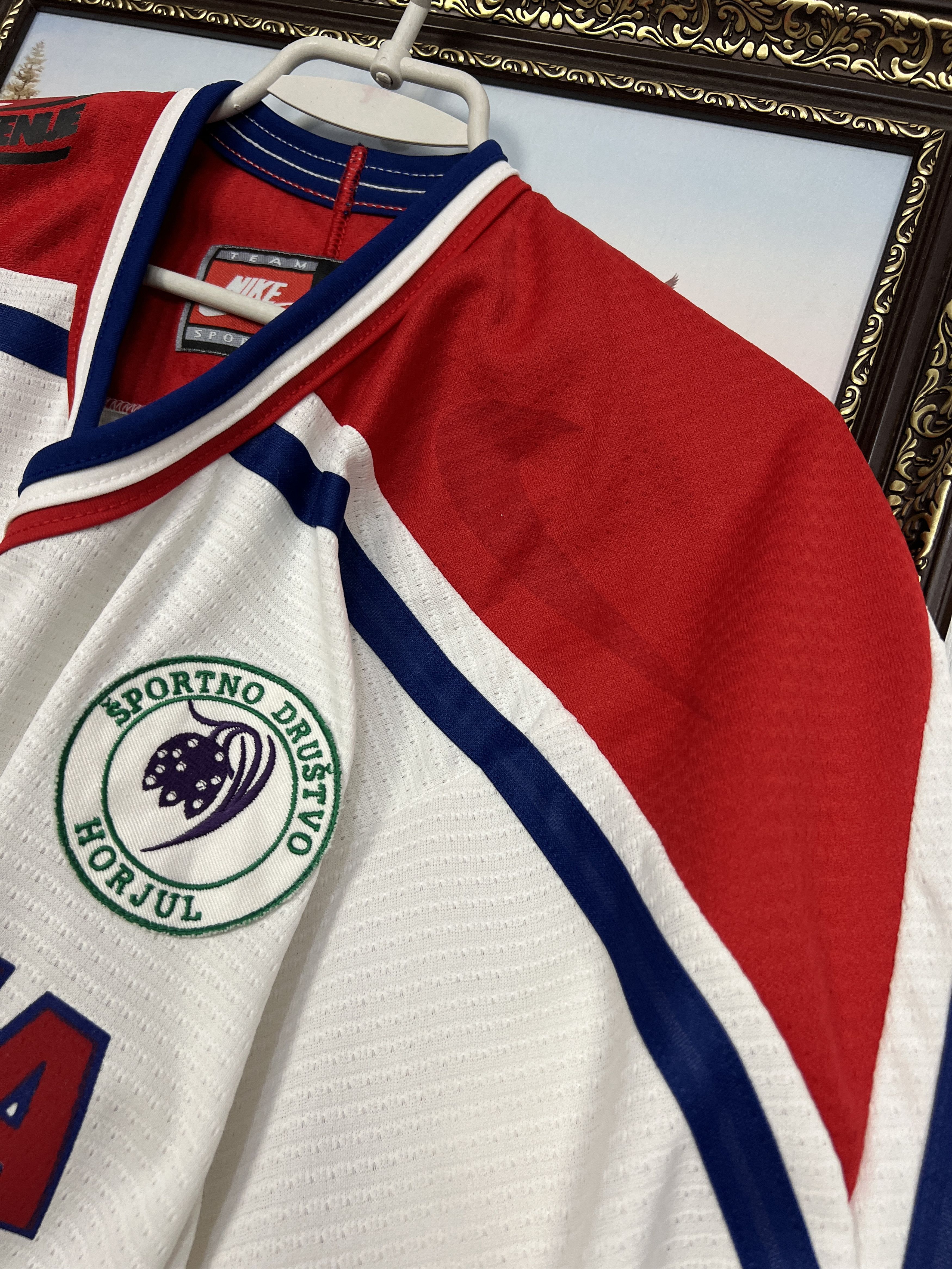 Nike Nike Slovenia Ice Hockey Match Worn Jersey National Trikot Size US M / EU 48-50 / 2 - 4 Thumbnail