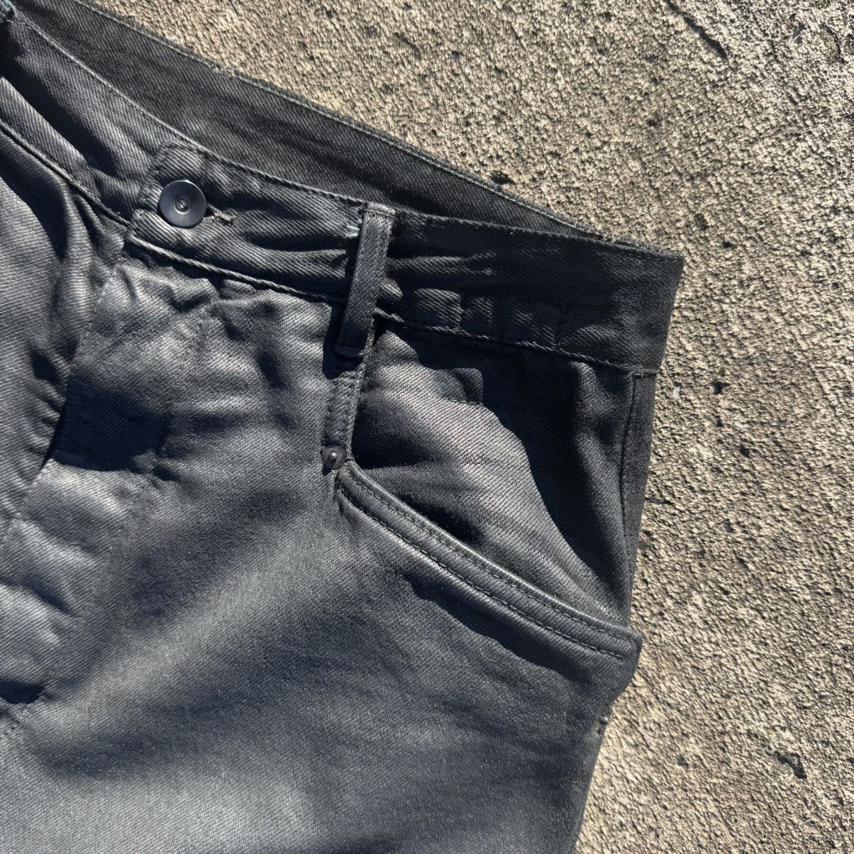 Rick Owens Drkshdw Rick Owens Mastodon Cut Waxed Denim SS17 Size US 29 - 7 Thumbnail