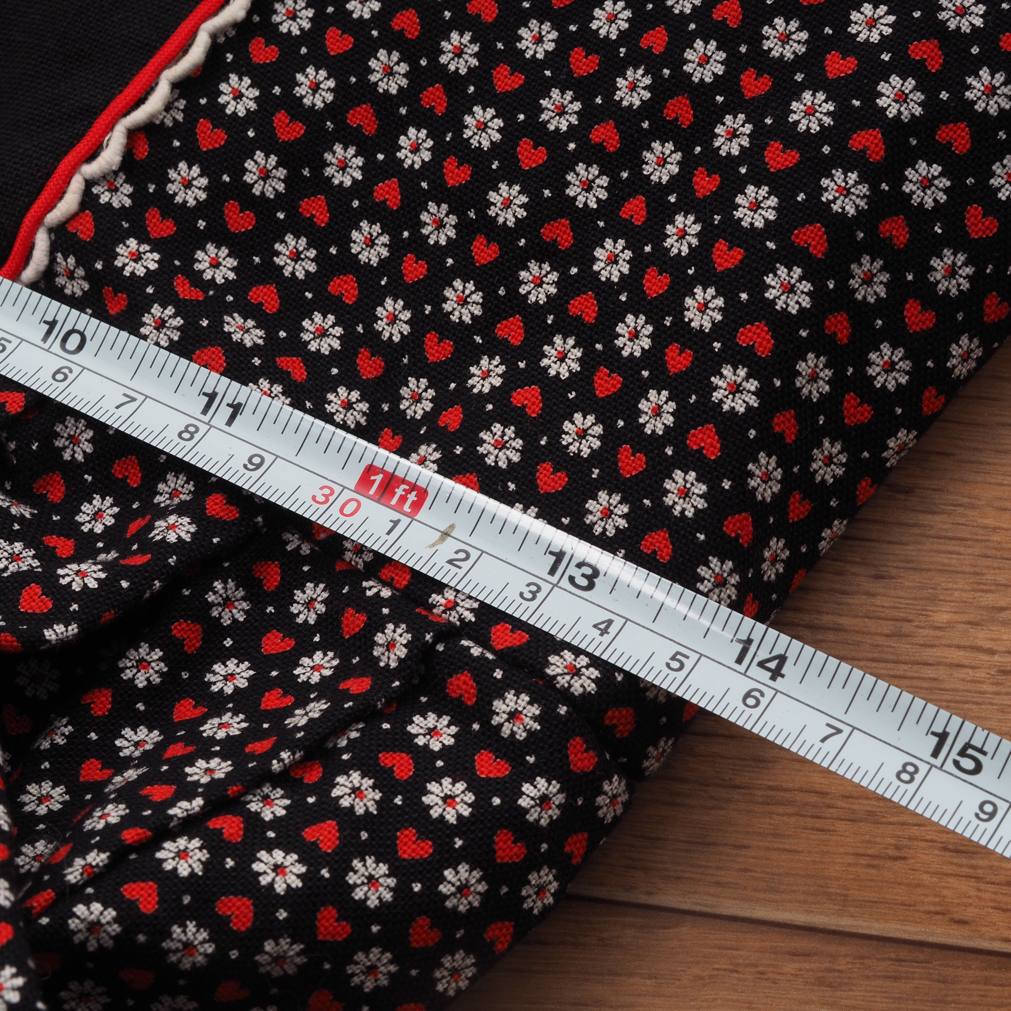 Vintage Dirndl Strasser Trachten Vintage Red Black Midi Dress Size M / US 6-8 / IT 42-44 - 6 Thumbnail