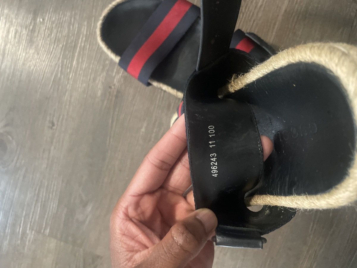 Gucci Gucci L'aveugle Par Amour Sandals Size US 12 / EU 45 - 4 Thumbnail