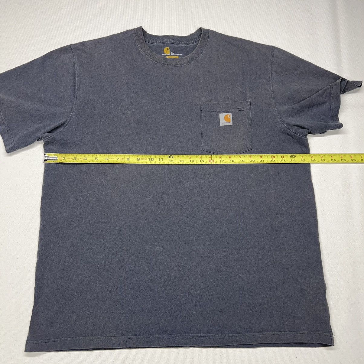 Carhartt Carhartt Tee Shirt Grey Original Fit Chest Pocket Logo Size US XL / EU 56 / 4 - 14 Thumbnail