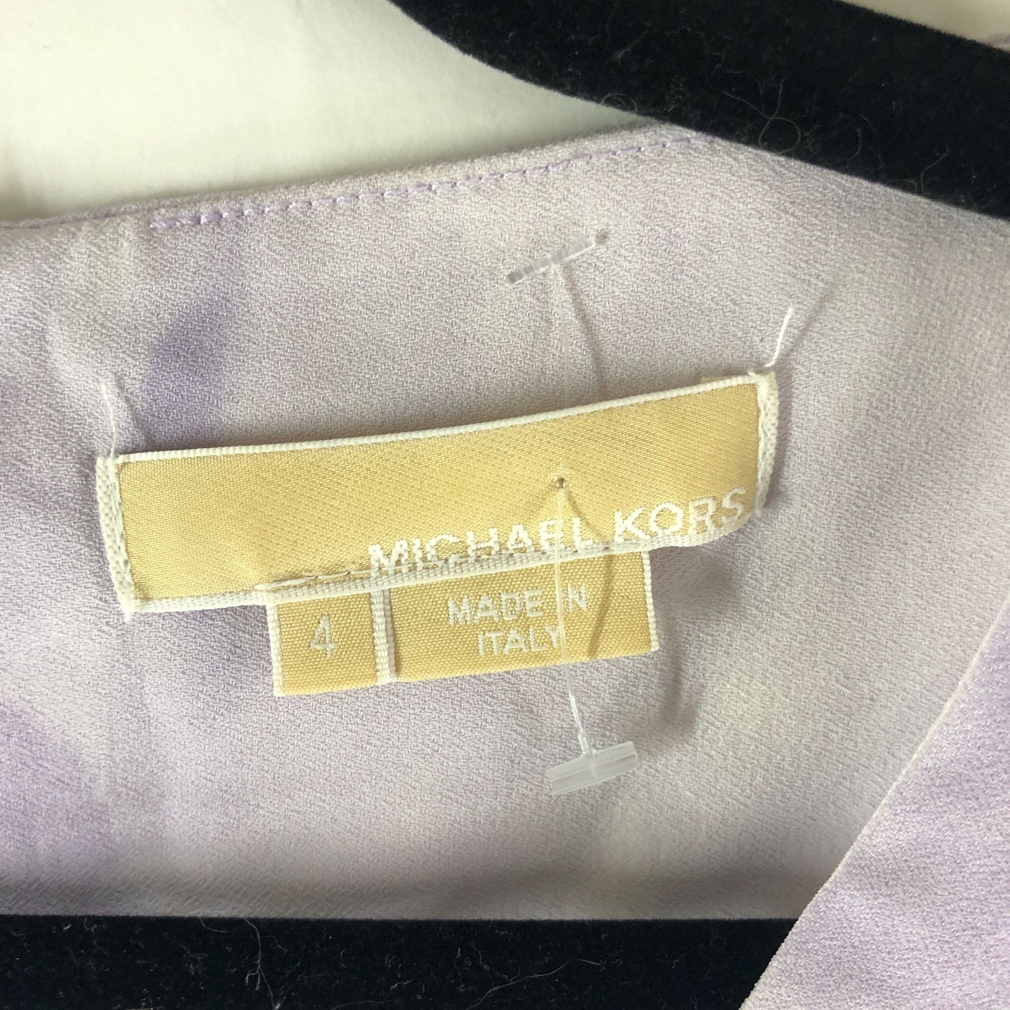 Michael Kors Michael Kors Sheath Dress Twist Front Tie Dye Purple Made in Size S / US 4 / IT 40 - 4 Thumbnail