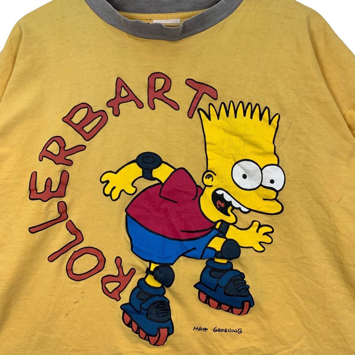 Vintage Vintage Distressed BART SIMPSON Rollerbart Big Size Shirt Size US XXL / EU 58 / 5 - 3 Thumbnail