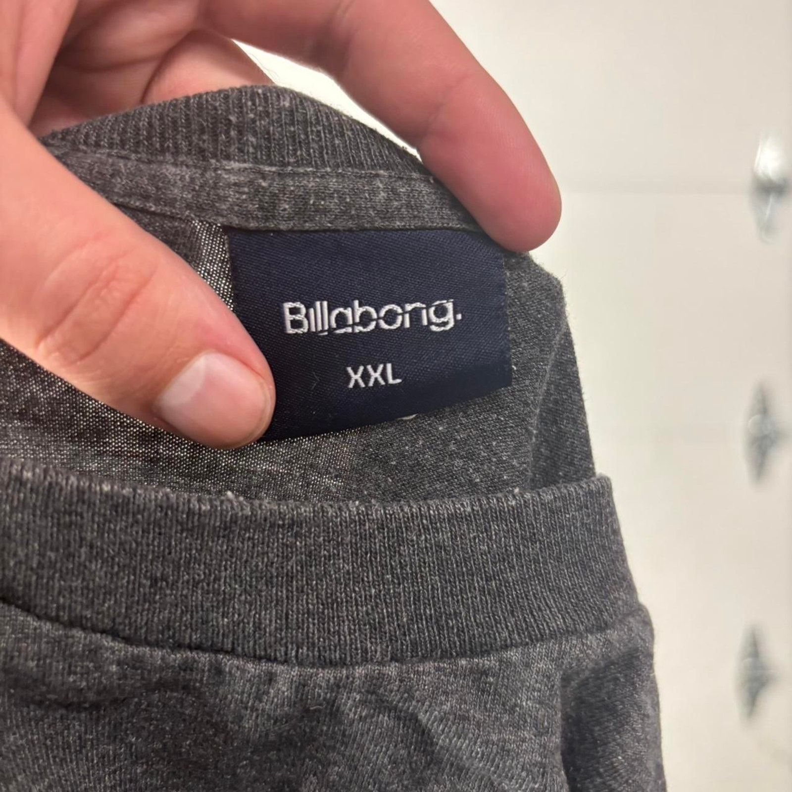 Billabong 90s Billabong Big Logo grey tee Size XXL Size US XXL / EU 58 / 5 - 4 Thumbnail