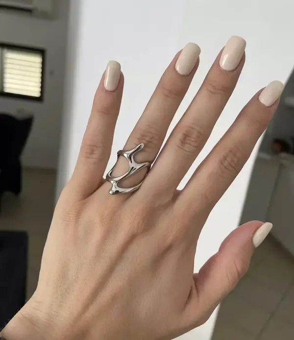 Jewelry Adjustable Korean Fashion Ring Size ONE SIZE - 3 Thumbnail