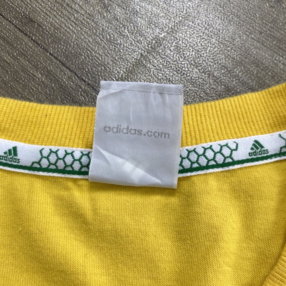 Adidas 1990s Vintage Adidas Brondby Sweden World Cup Reglan Tee Size US M / EU 48-50 / 2 - 11 Thumbnail