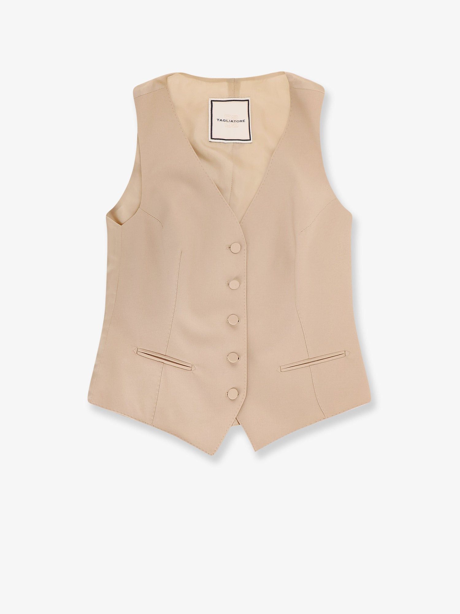 Tagliatore Virgin Wool Vest Size S / US 4 / IT 40 - 1 Thumbnail