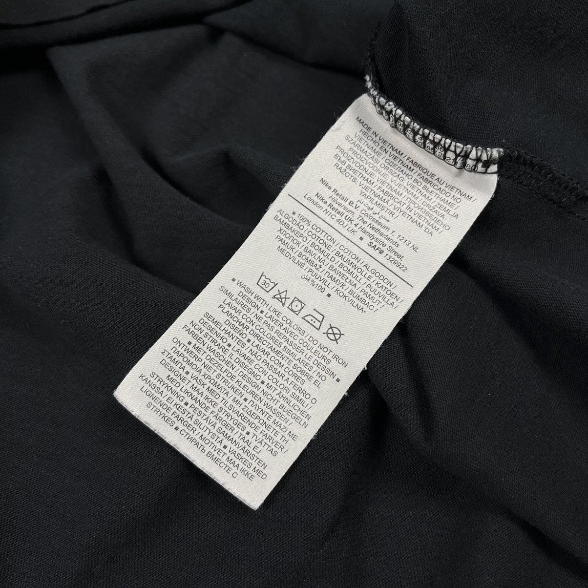 Nike Nike double swoosh drill y2k big logo tee Size US L / EU 52-54 / 3 - 10 Thumbnail