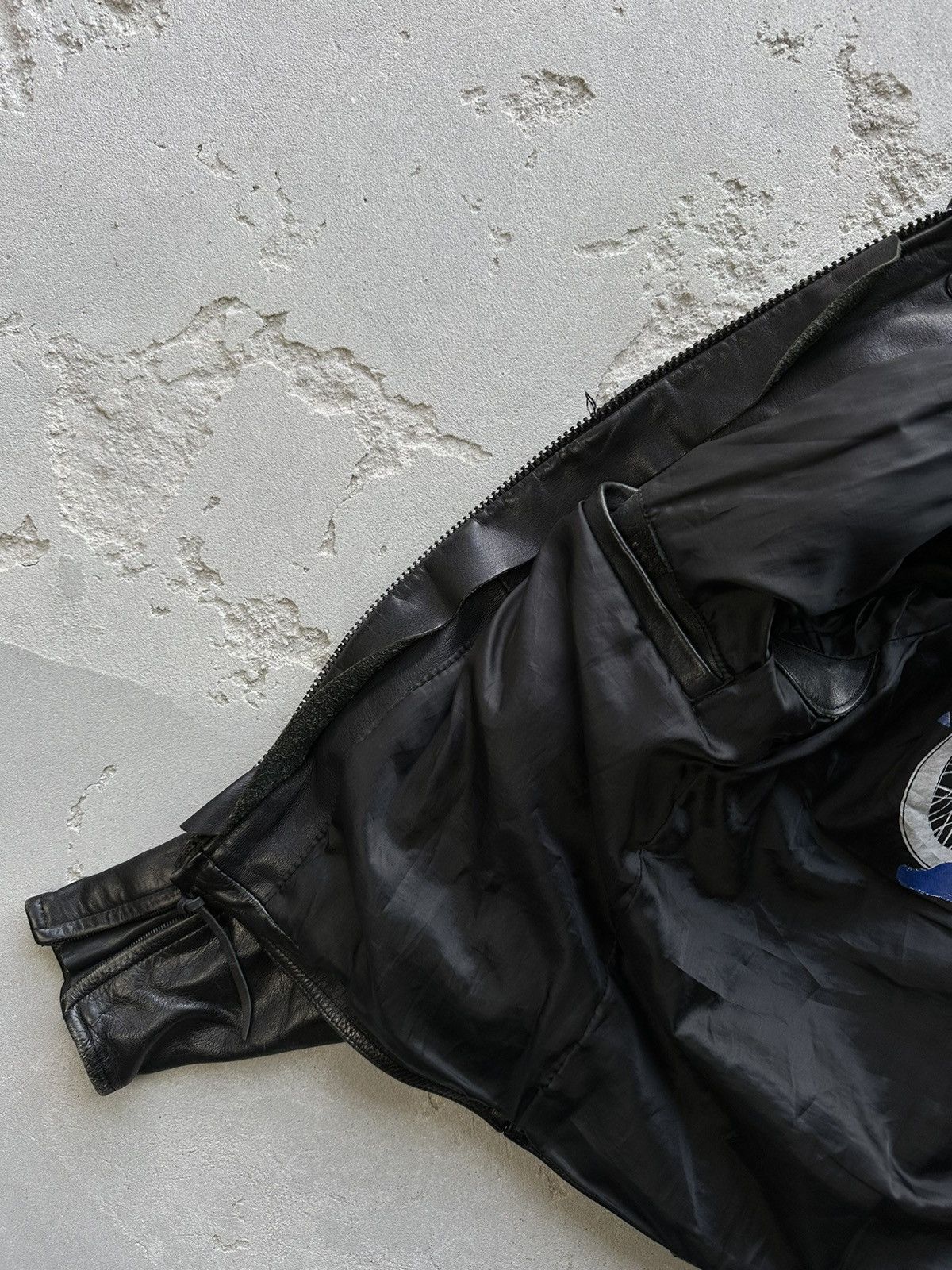Genuine Leather Echtes Leder Leather Jacket Motorcycle Biker Size US M / EU 48-50 / 2 - 7 Thumbnail