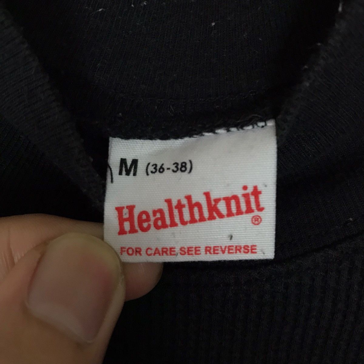 Vintage Vintage 80s Healtknit High Neck Shirt Size US M / EU 48-50 / 2 - 6 Thumbnail